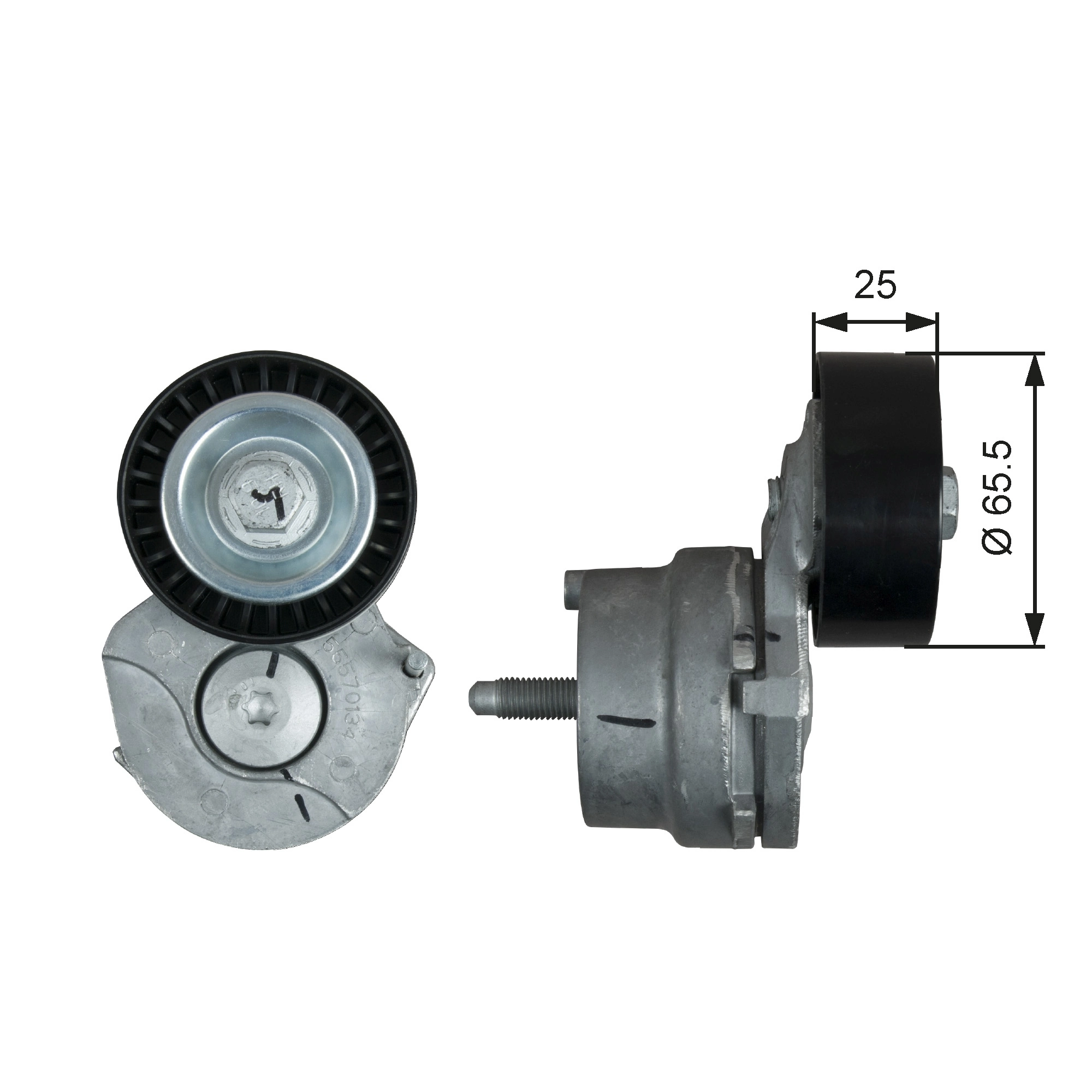 Belt Tensioner, V-ribbed belt