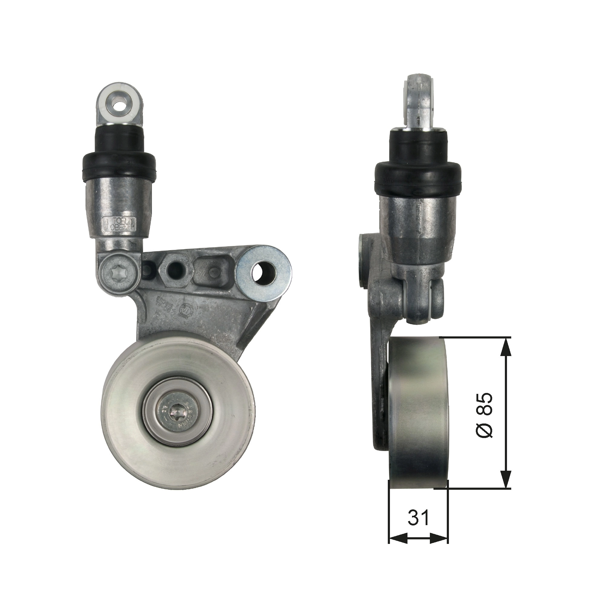 Belt Tensioner, V-ribbed belt