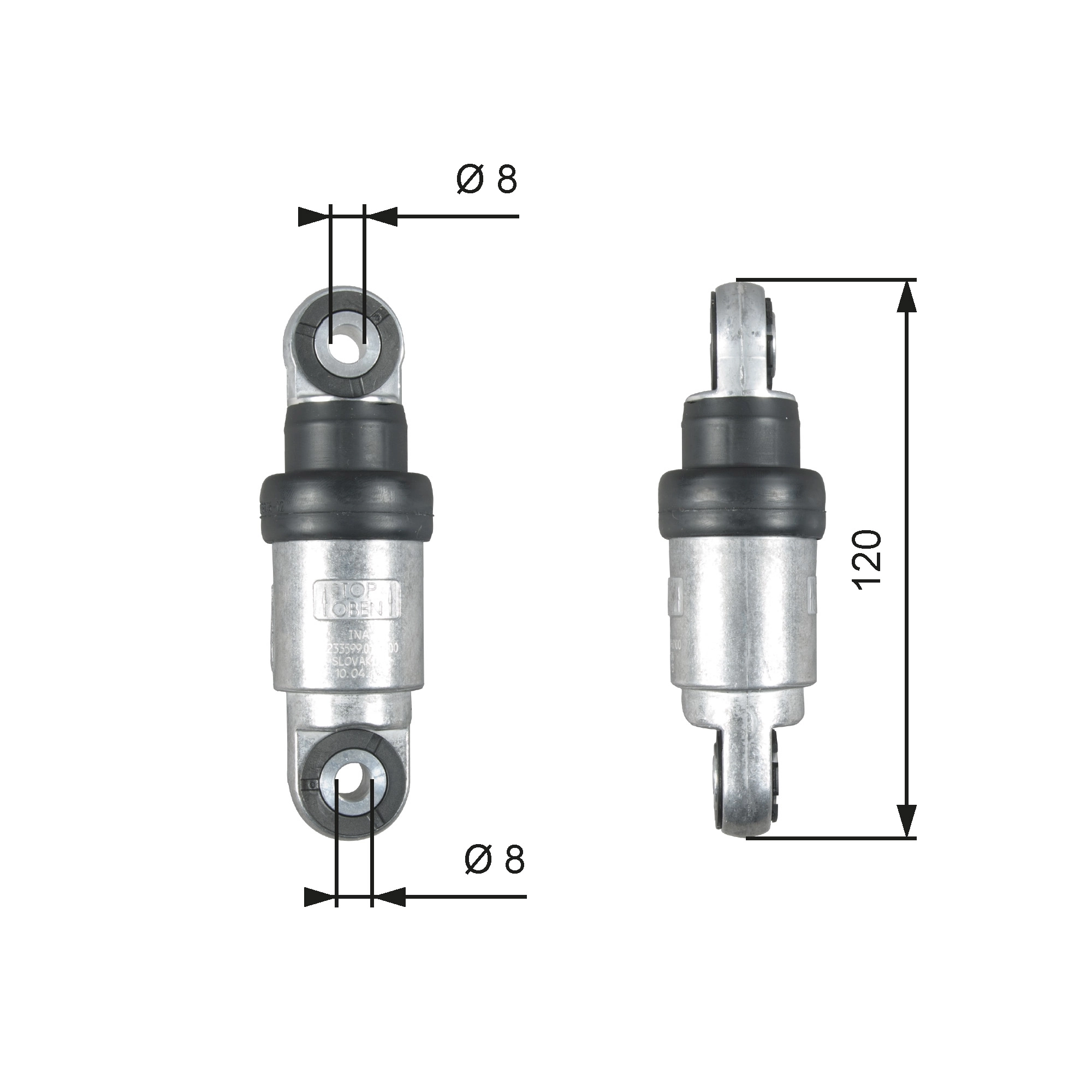 Vibration Damper, V-ribbed belt