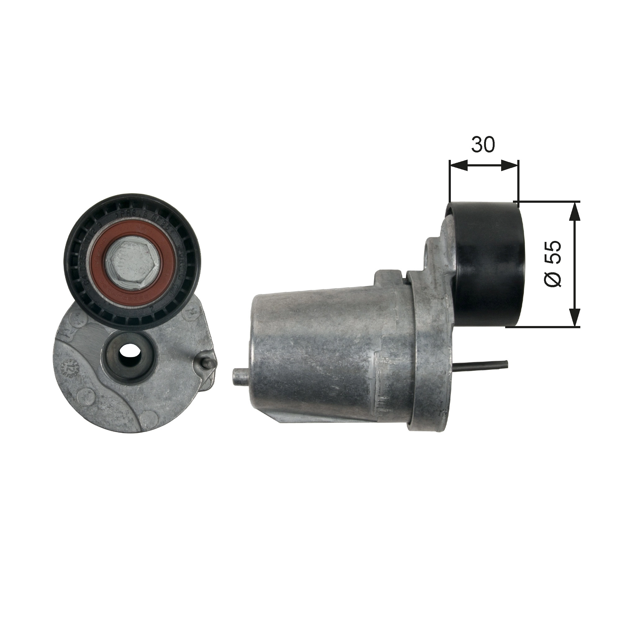 Belt Tensioner, V-ribbed belt