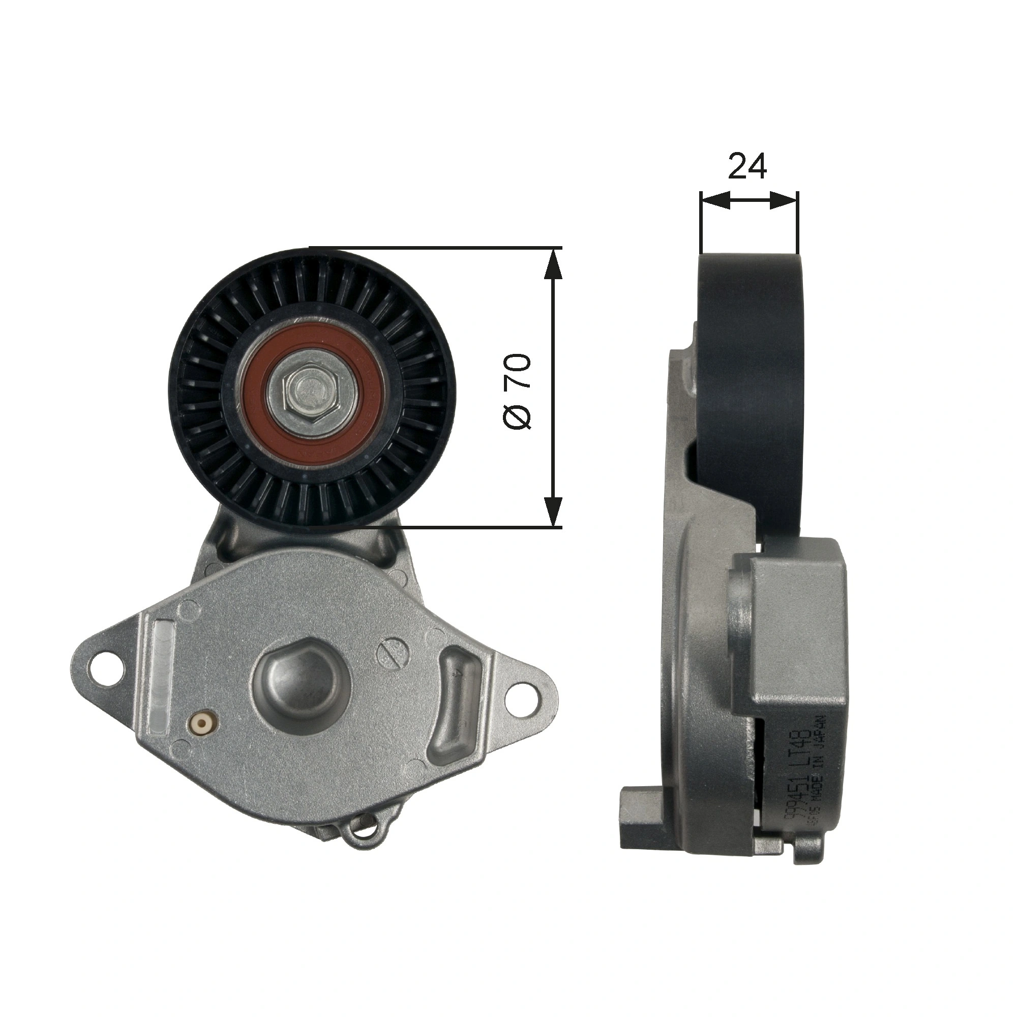 Belt Tensioner, V-ribbed belt