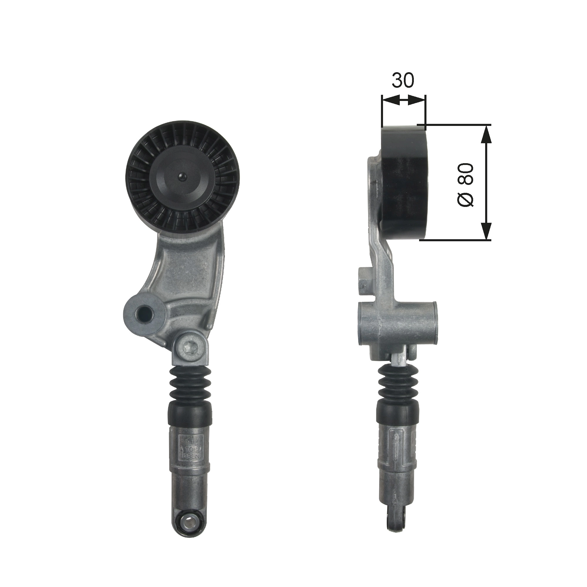 Belt Tensioner, V-ribbed belt