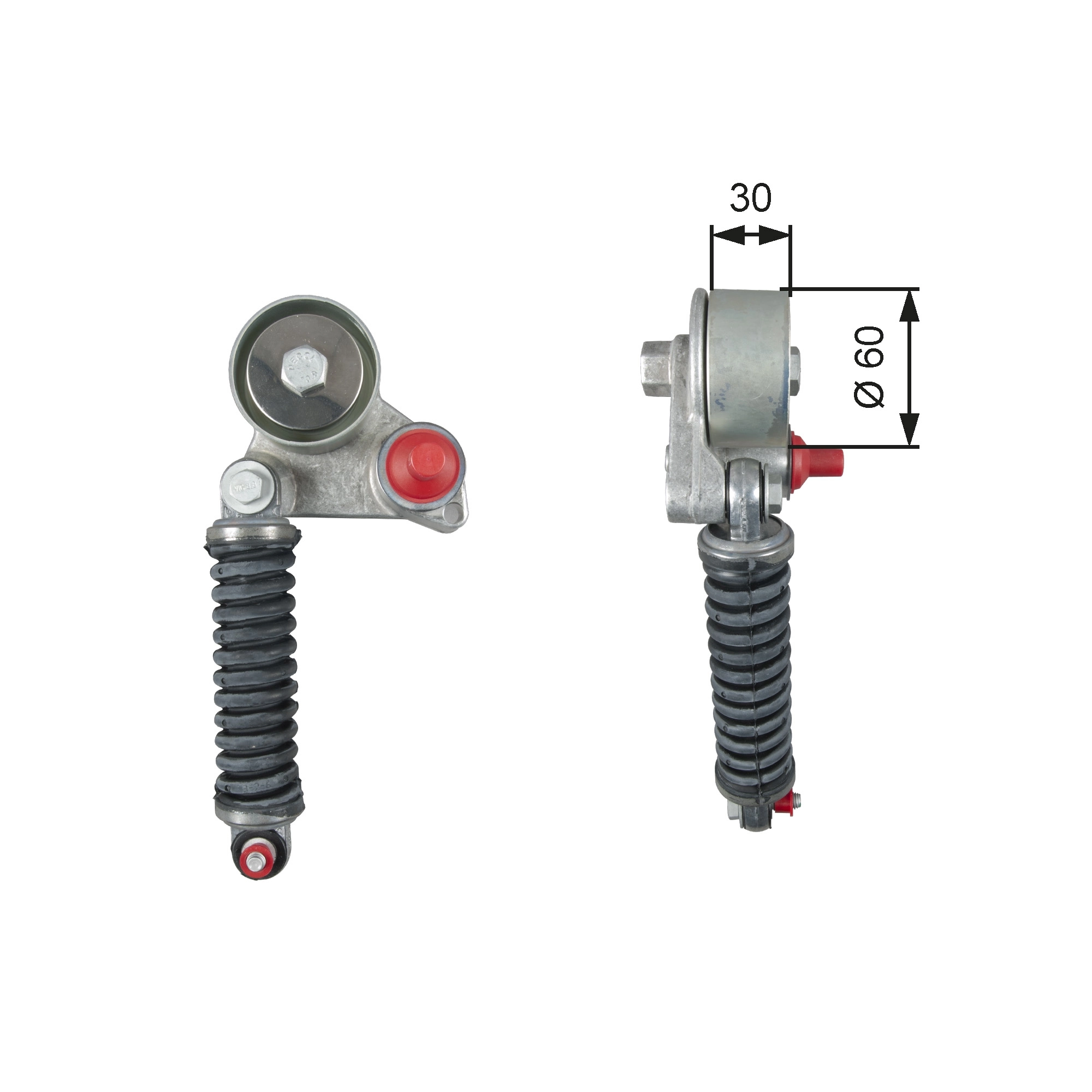 Belt Tensioner, V-ribbed belt