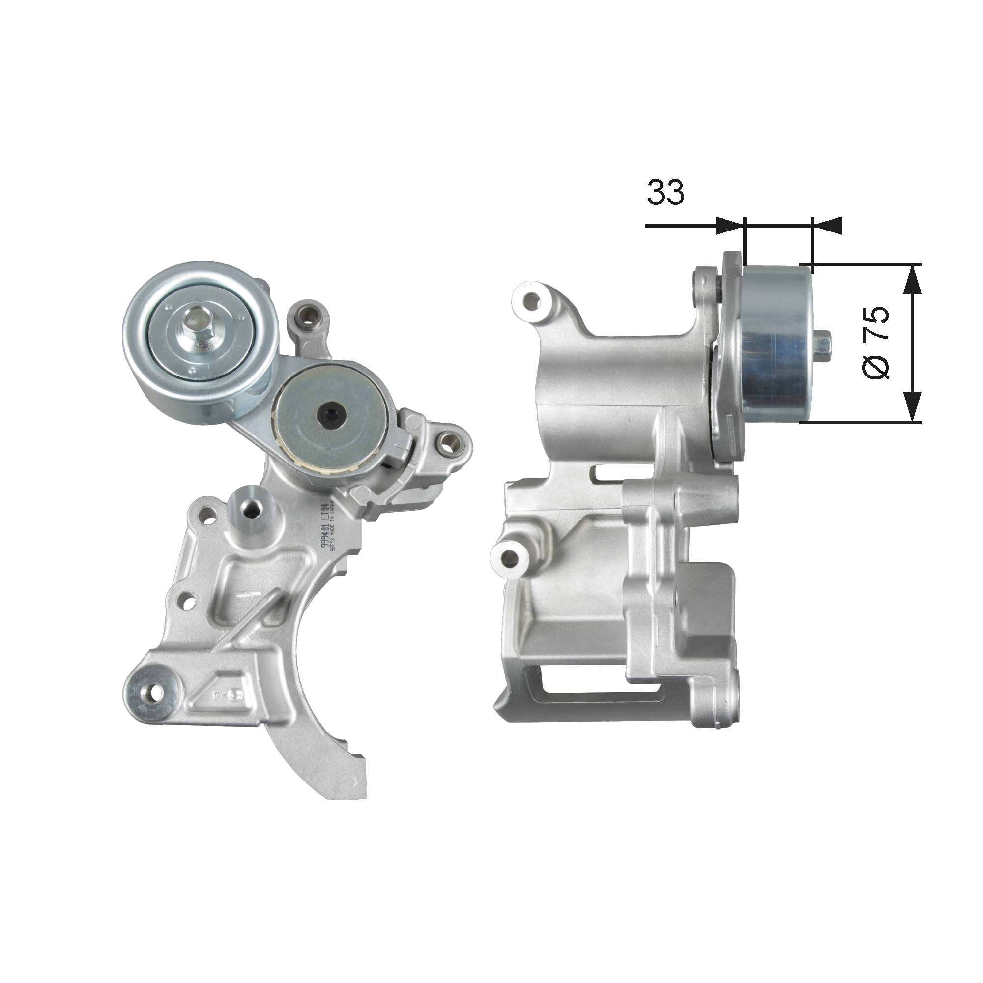 Belt Tensioner, V-ribbed belt