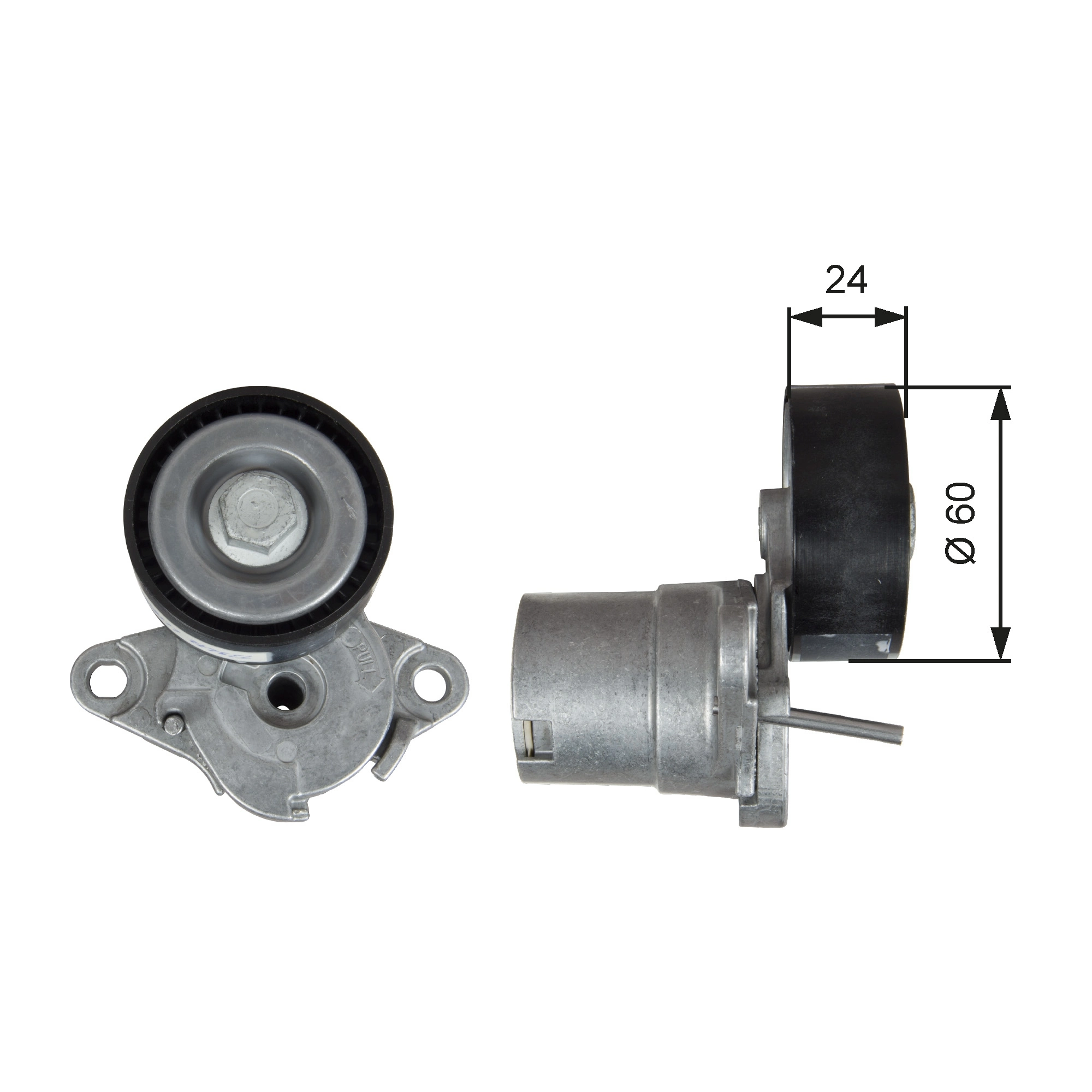 Belt Tensioner, V-ribbed belt