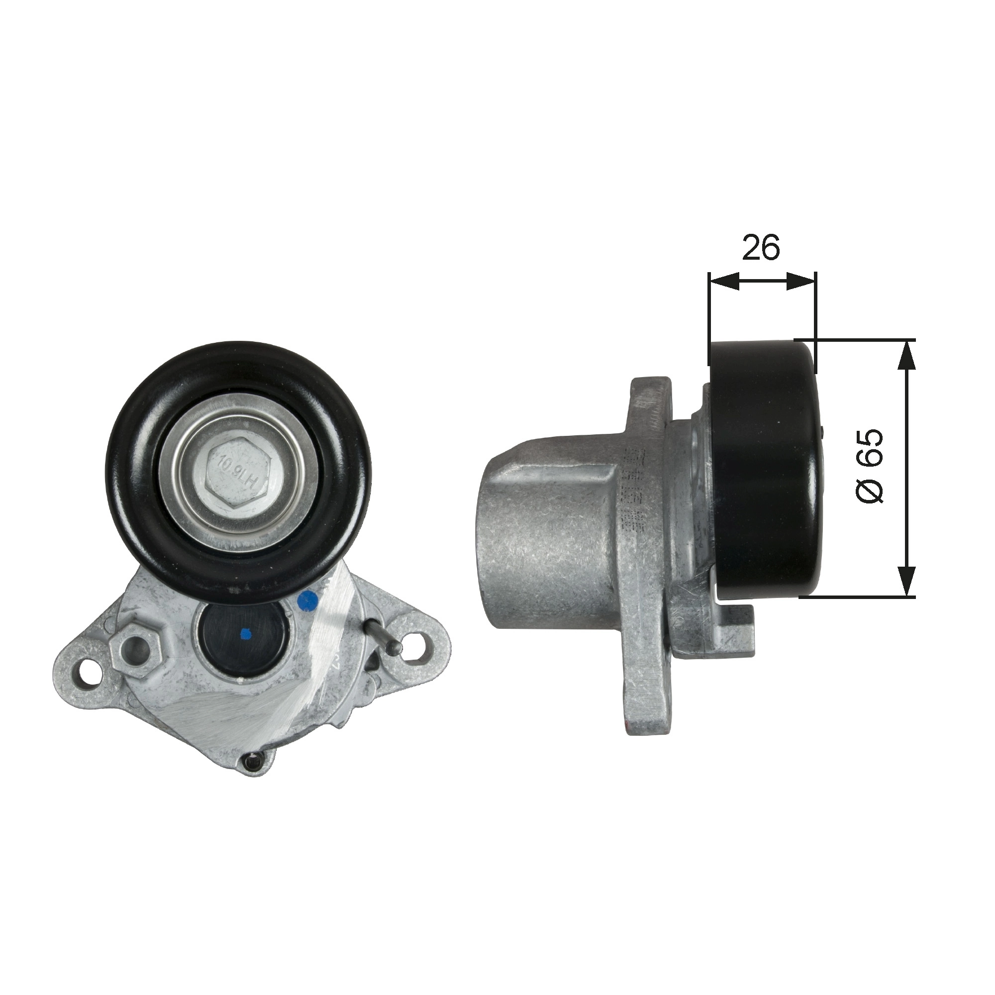 Belt Tensioner, V-ribbed belt