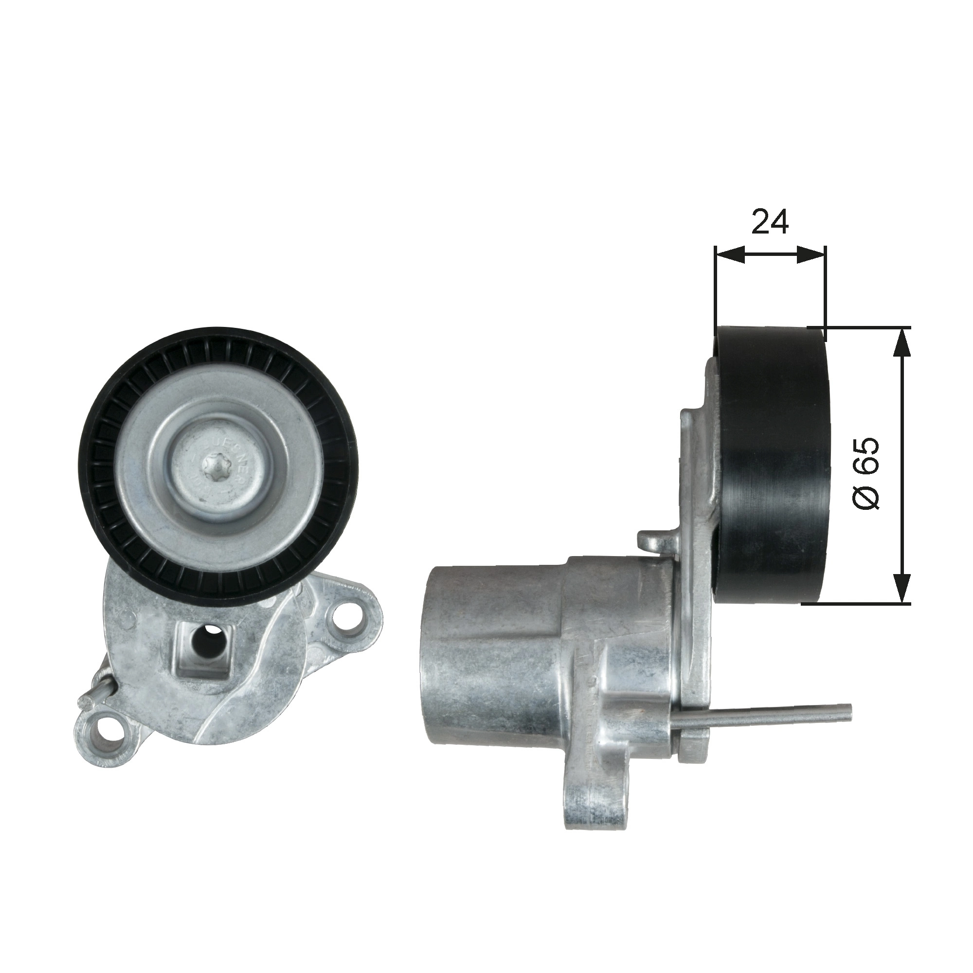 Belt Tensioner, V-ribbed belt