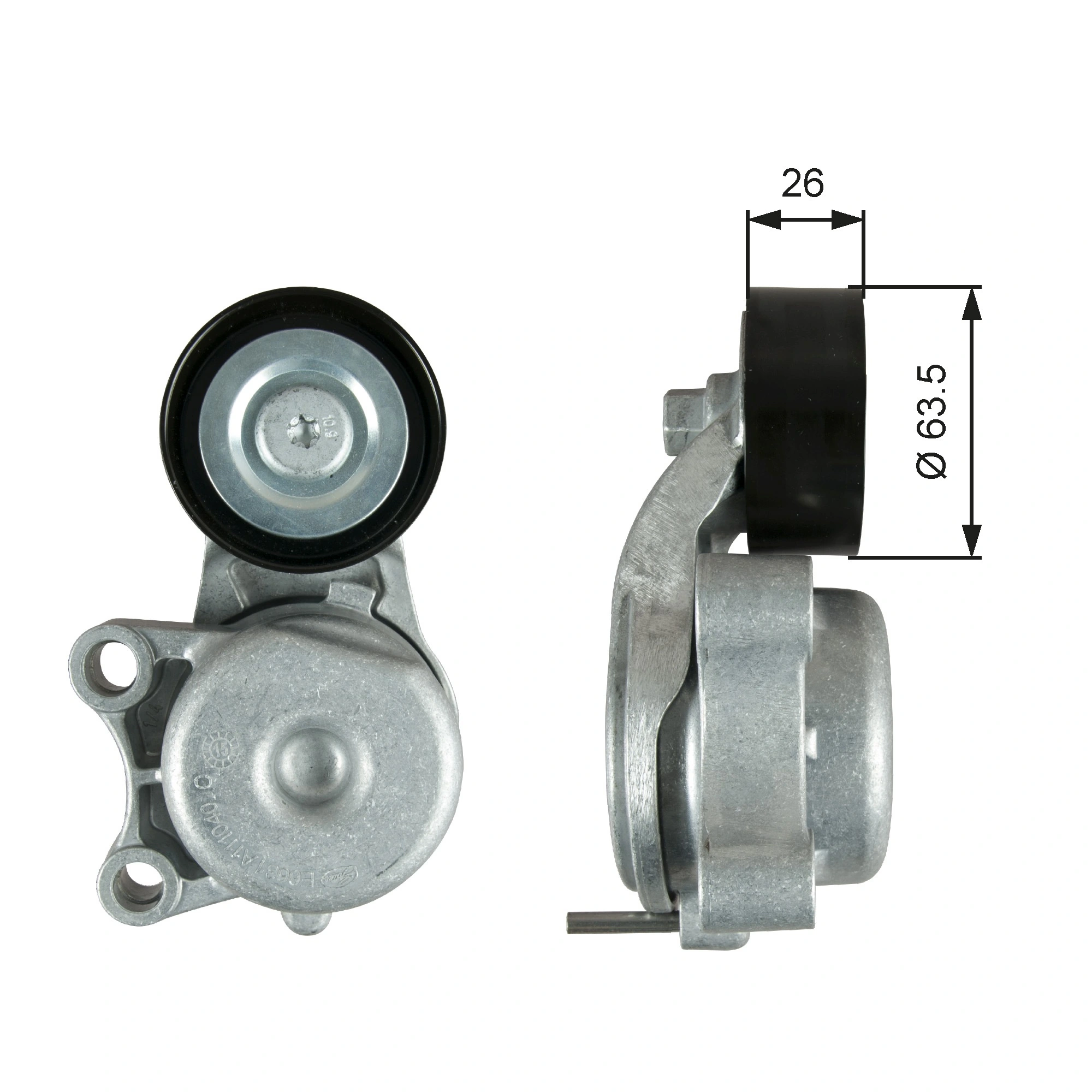 Belt Tensioner, V-ribbed belt