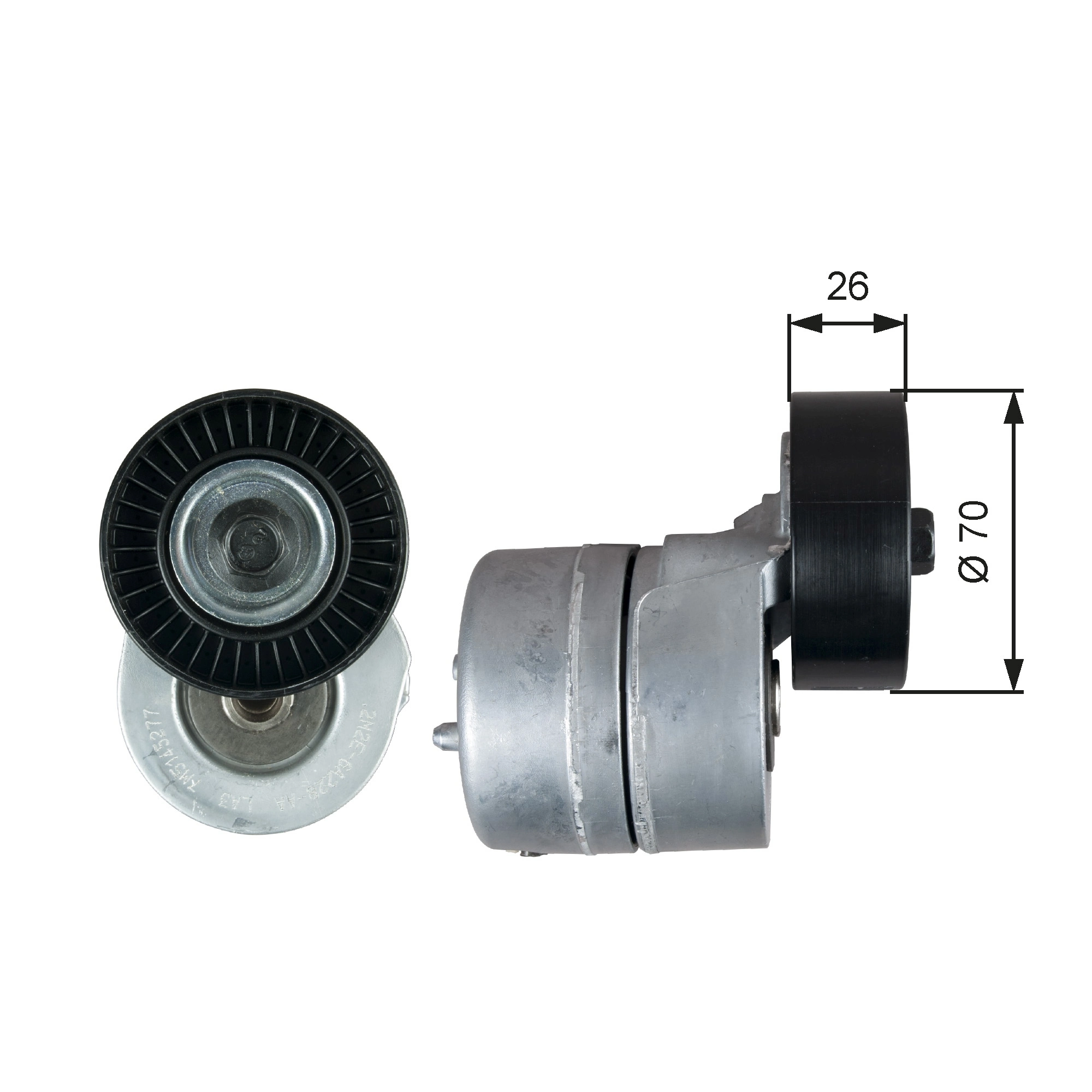 Belt Tensioner, V-ribbed belt