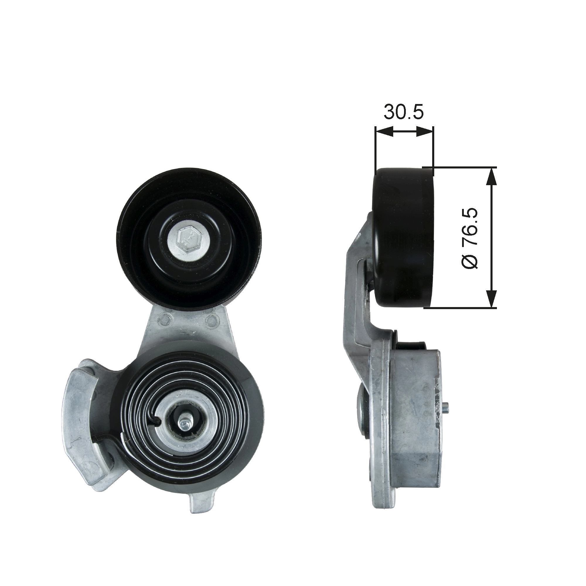 Belt Tensioner, V-ribbed belt
