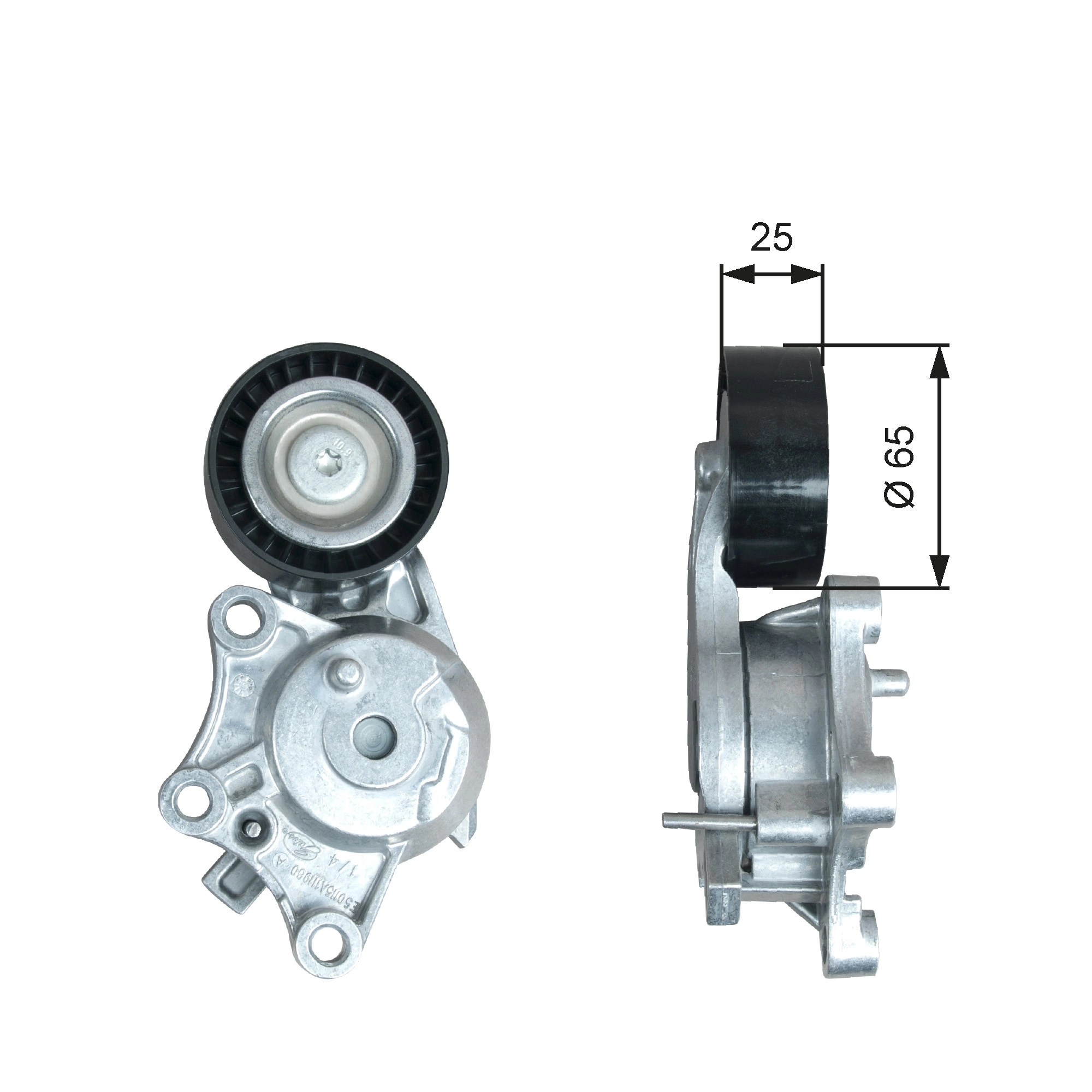 Belt Tensioner, V-ribbed belt