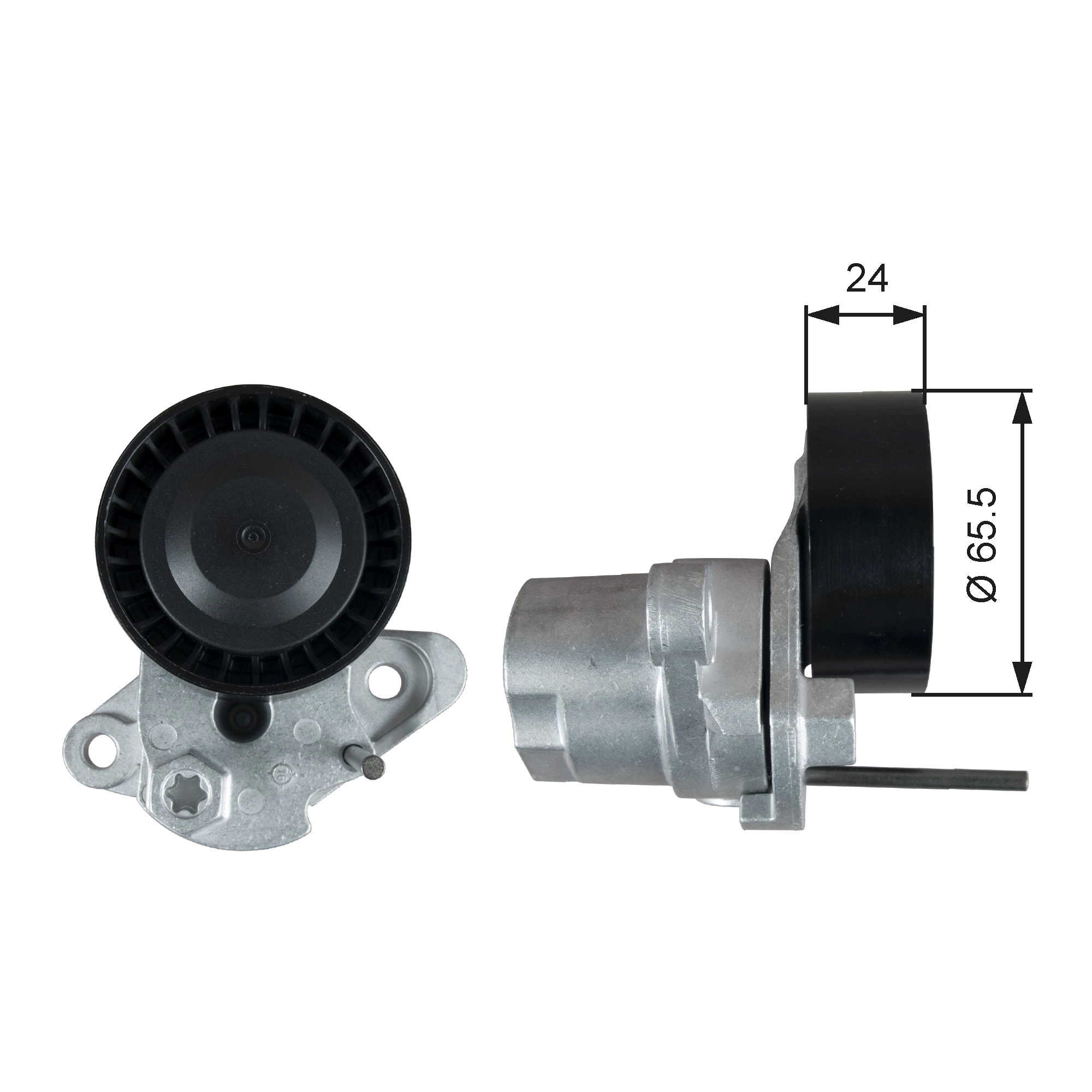 Belt Tensioner, V-ribbed belt