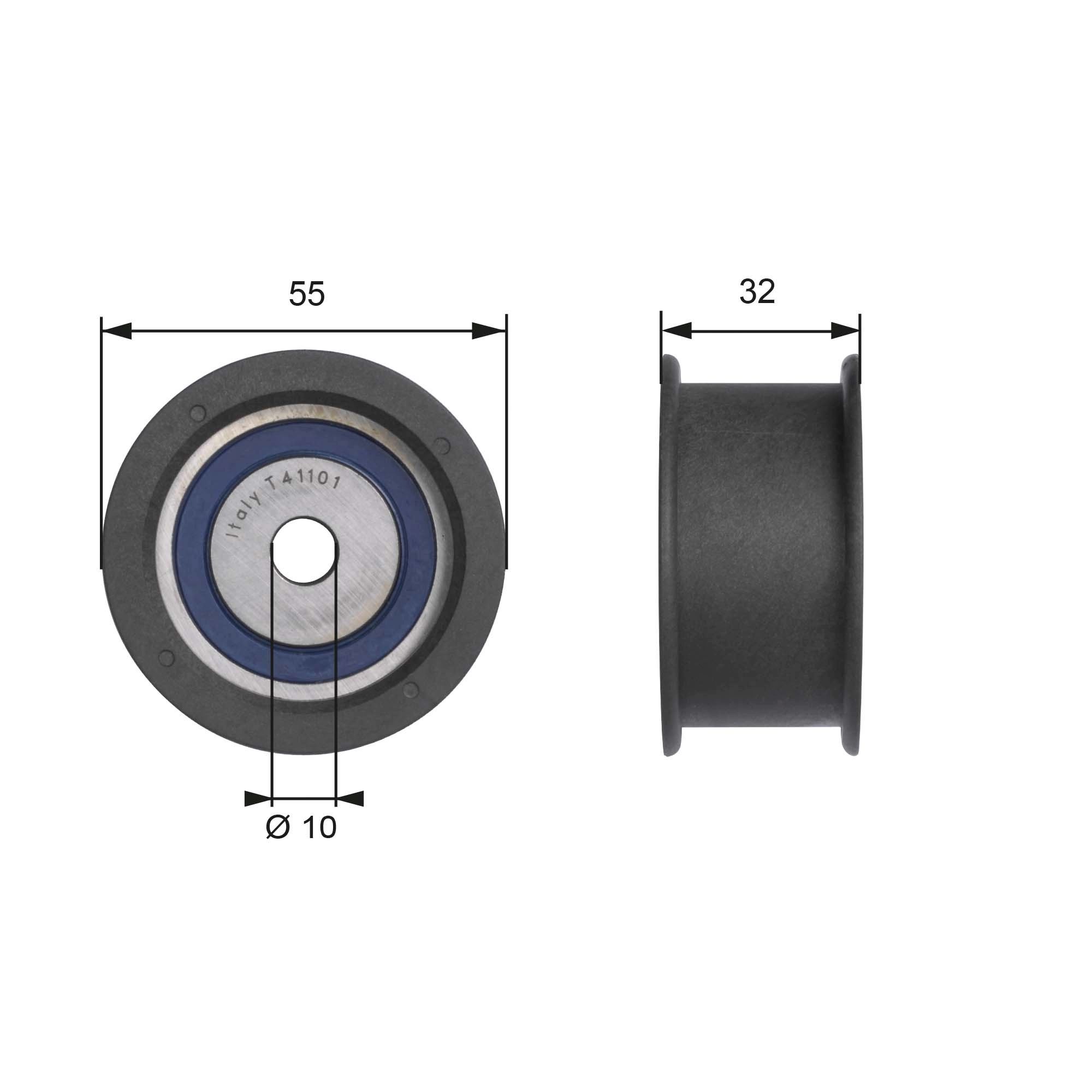 Deflection Pulley/Guide Pulley, timing belt