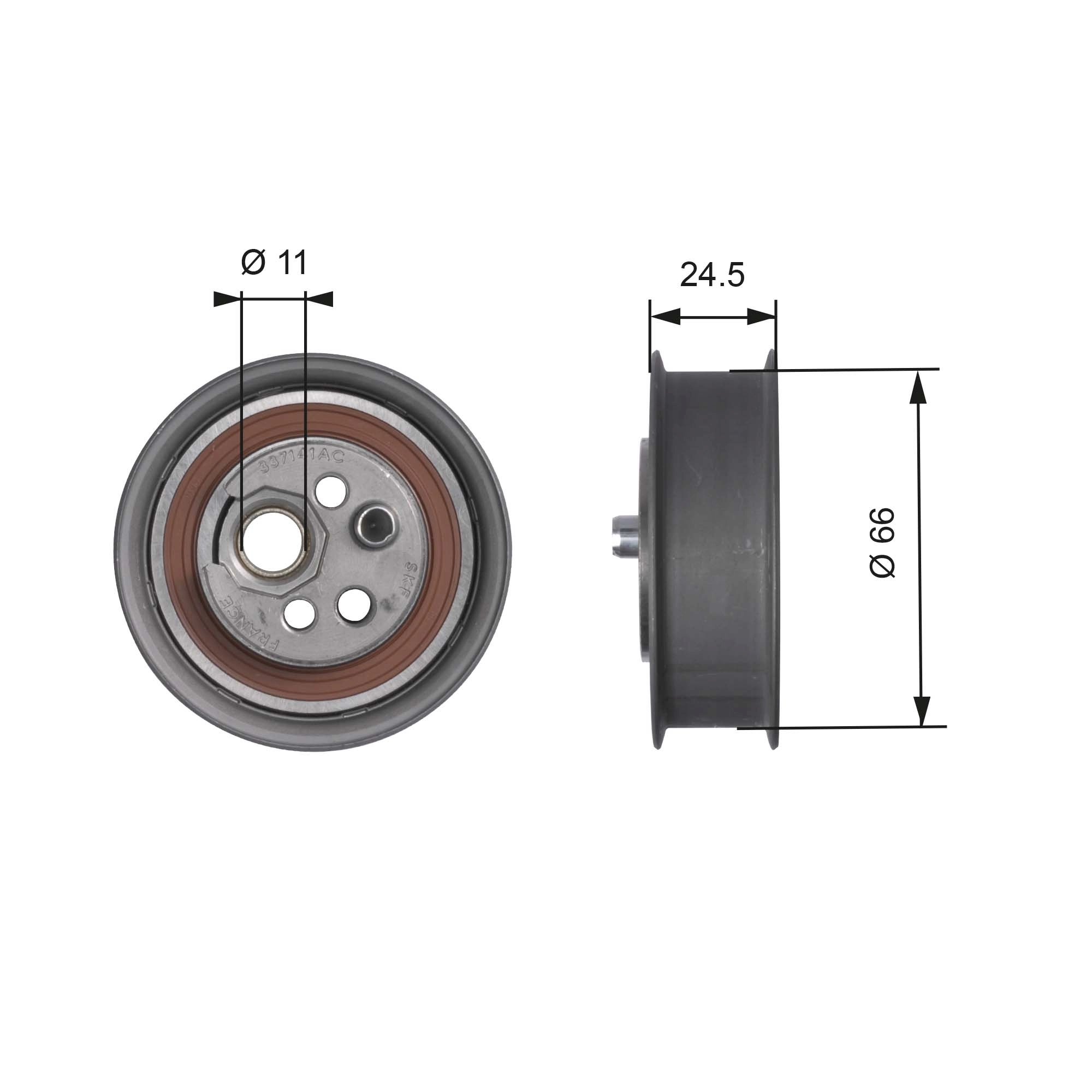 Tensioner Pulley, timing belt