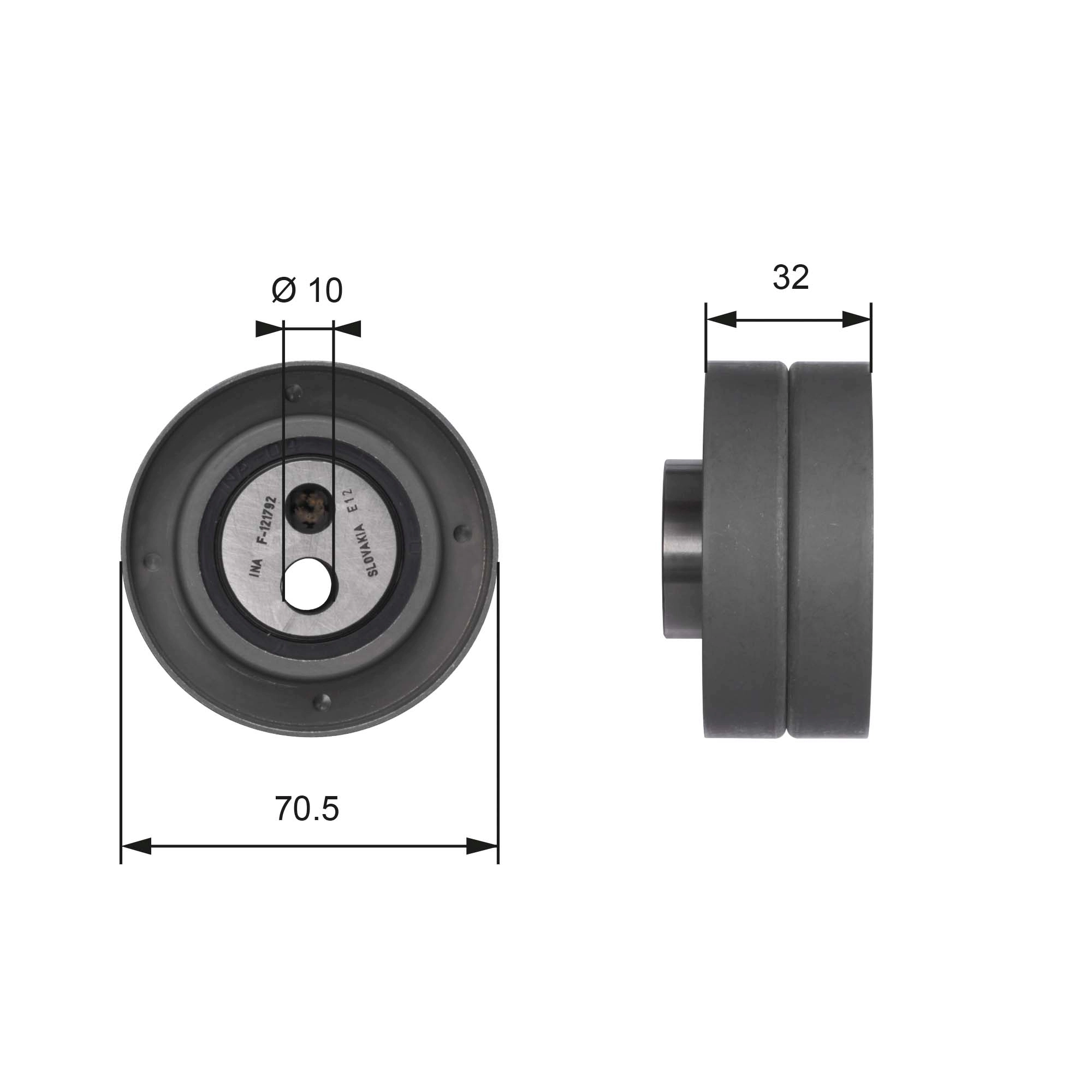 Tensioner Pulley, timing belt