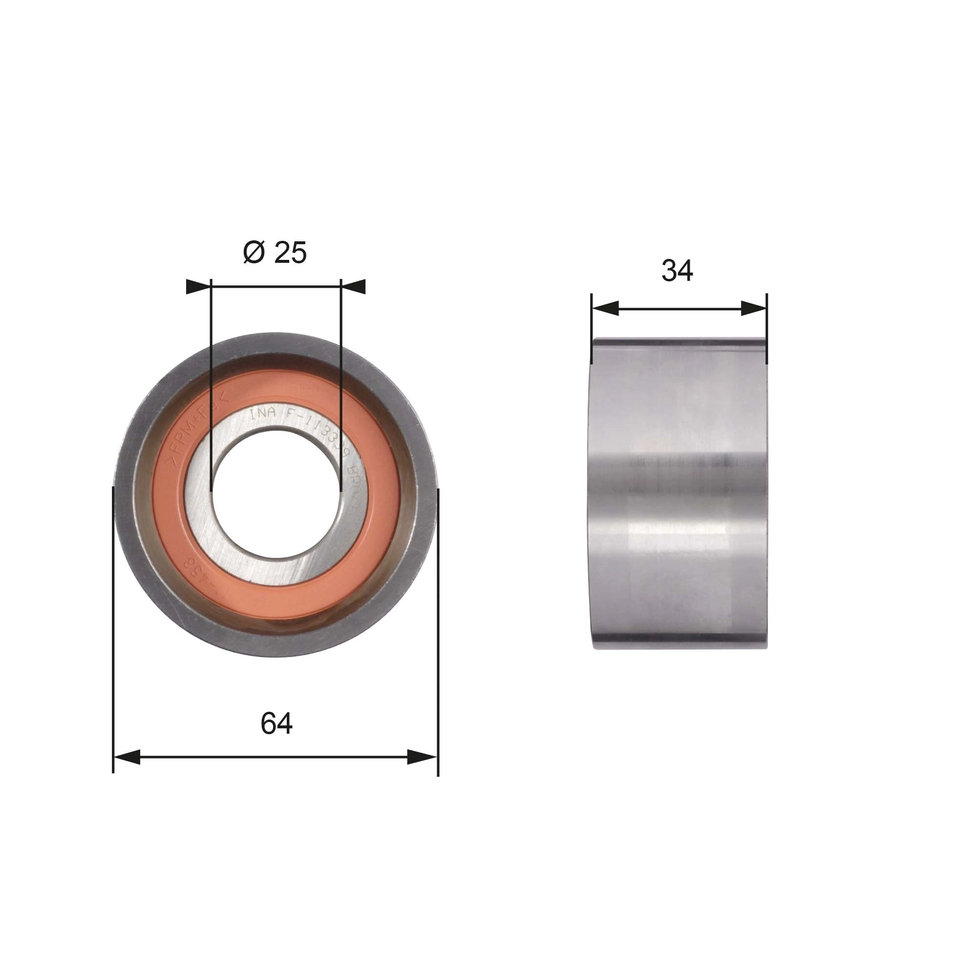 Tensioner Pulley, timing belt