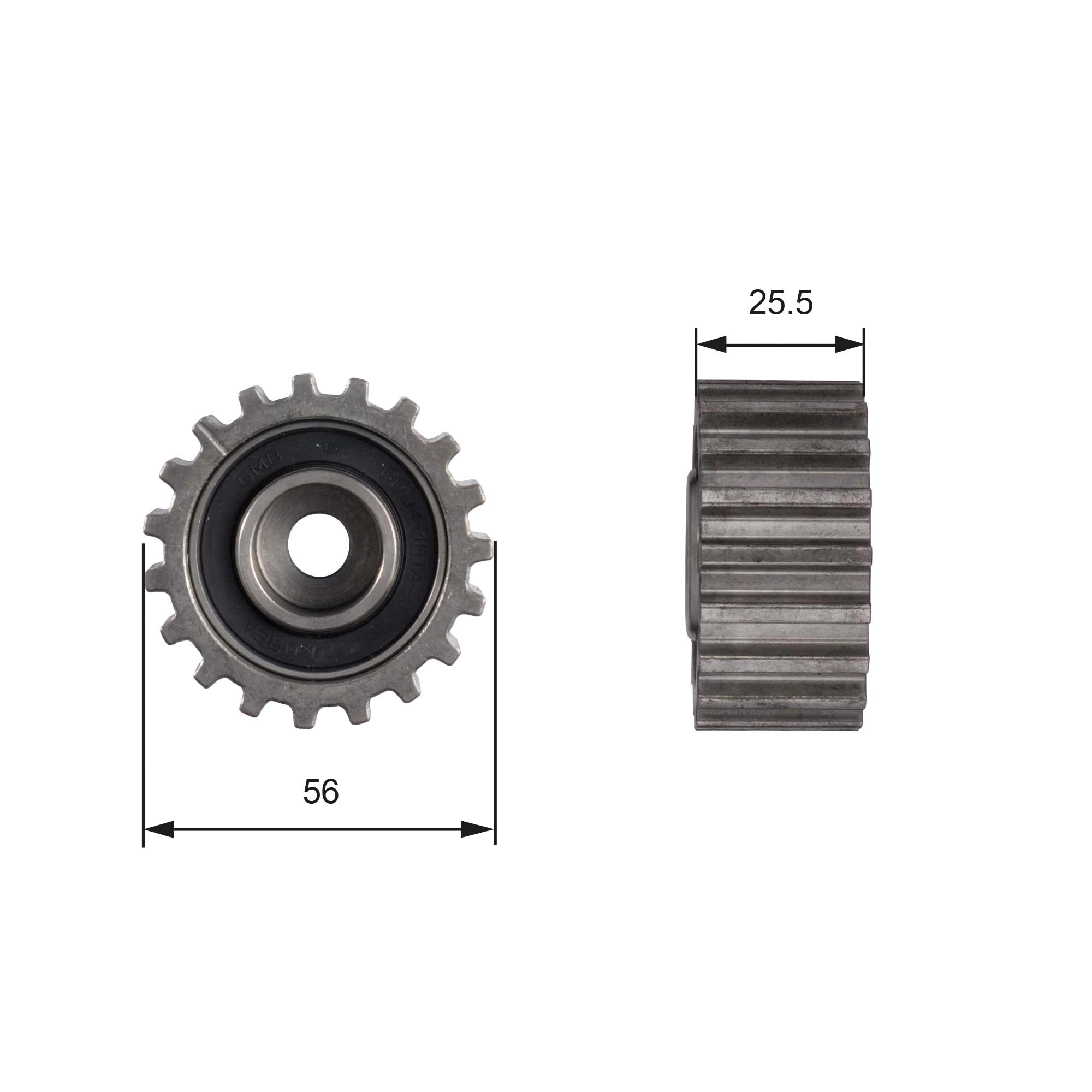 Deflection Pulley/Guide Pulley, timing belt