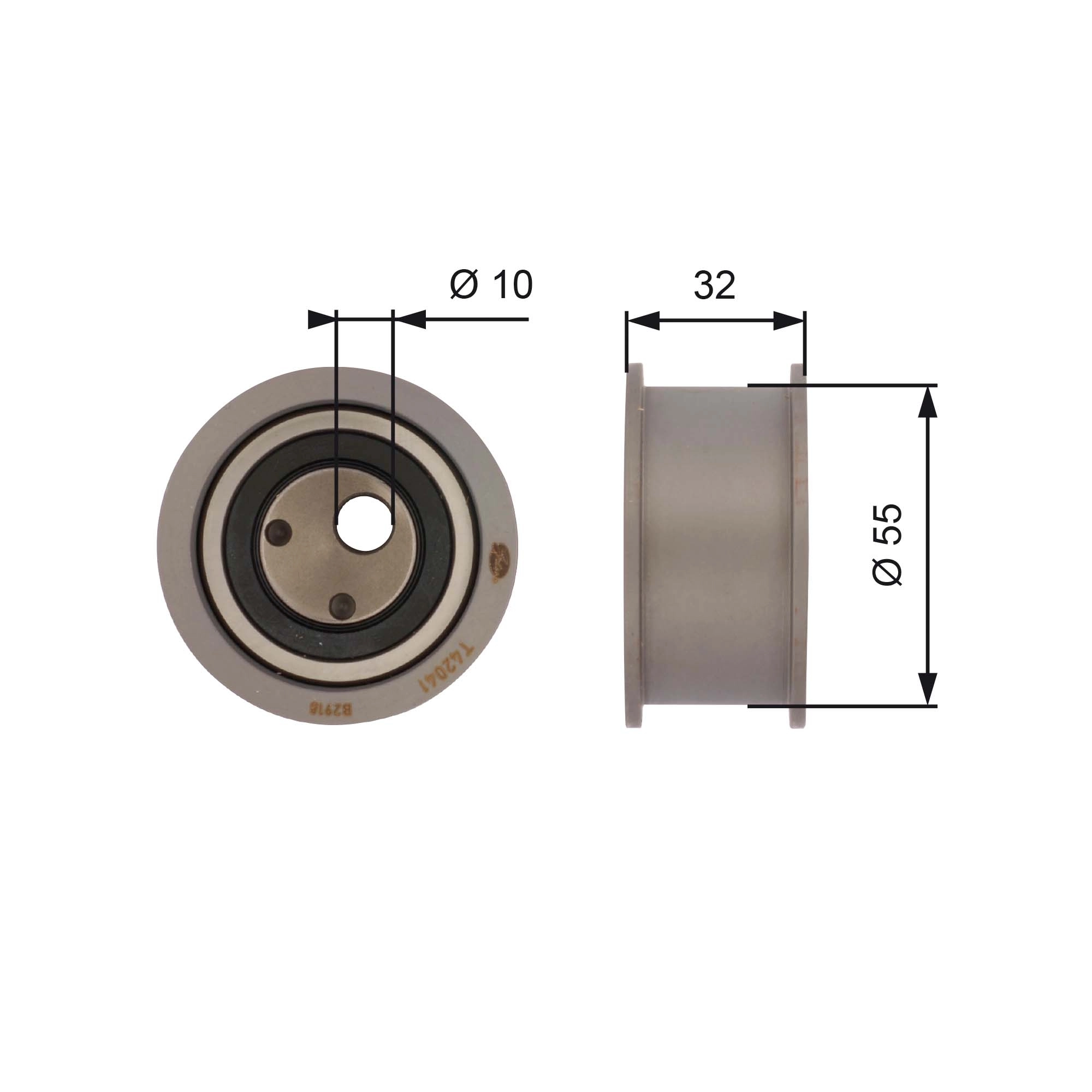 Tensioner Pulley, timing belt