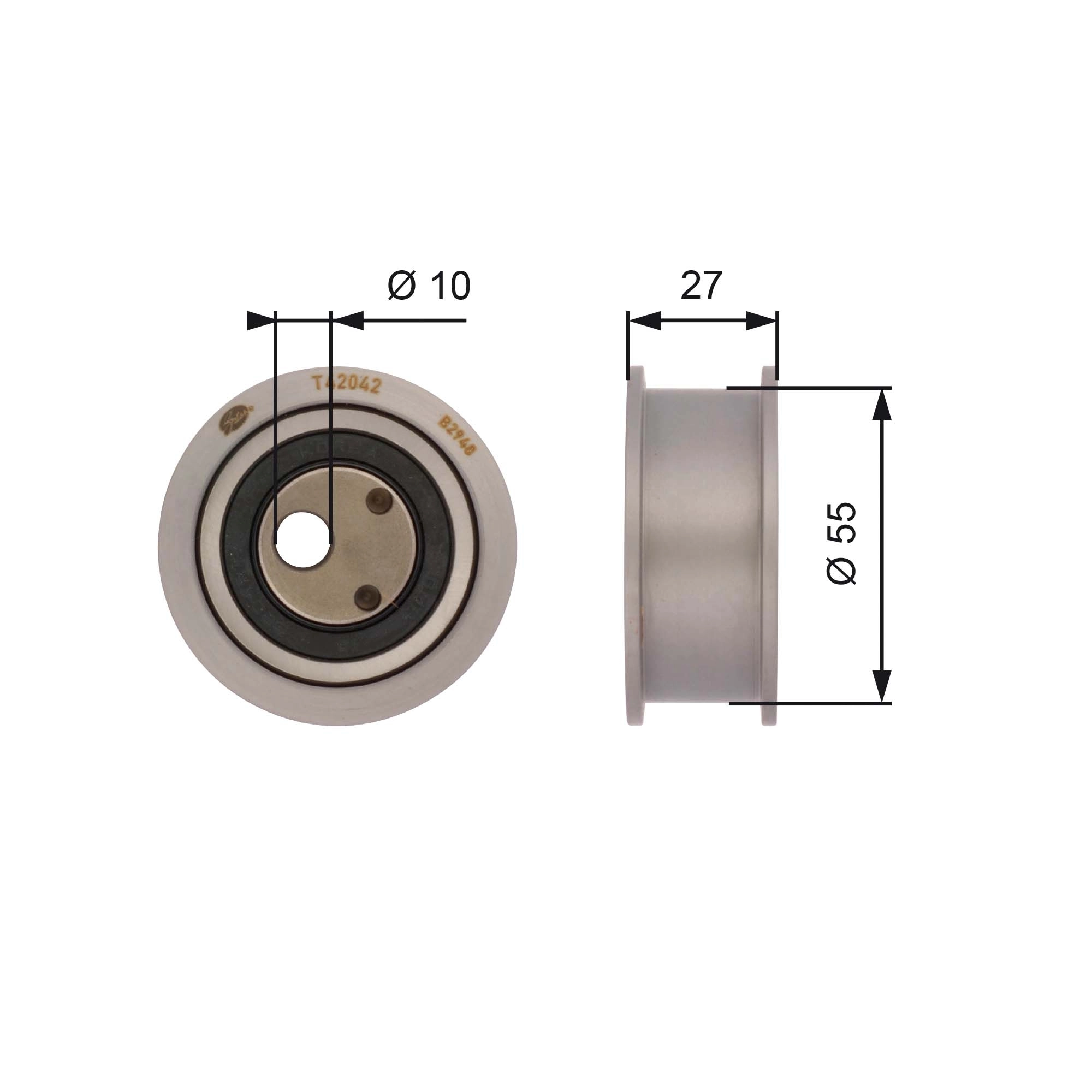 Tensioner Pulley, timing belt
