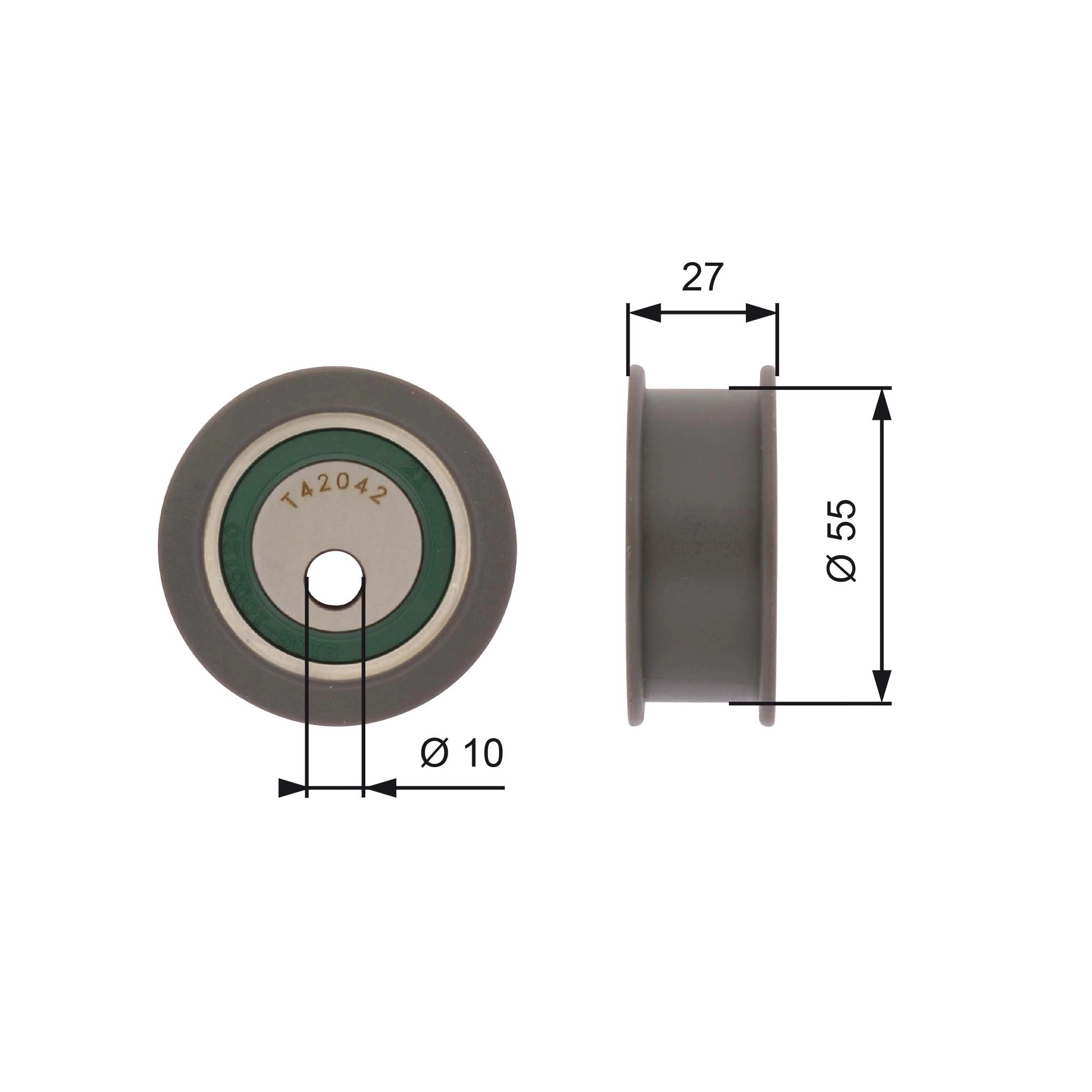 Tensioner Pulley, timing belt