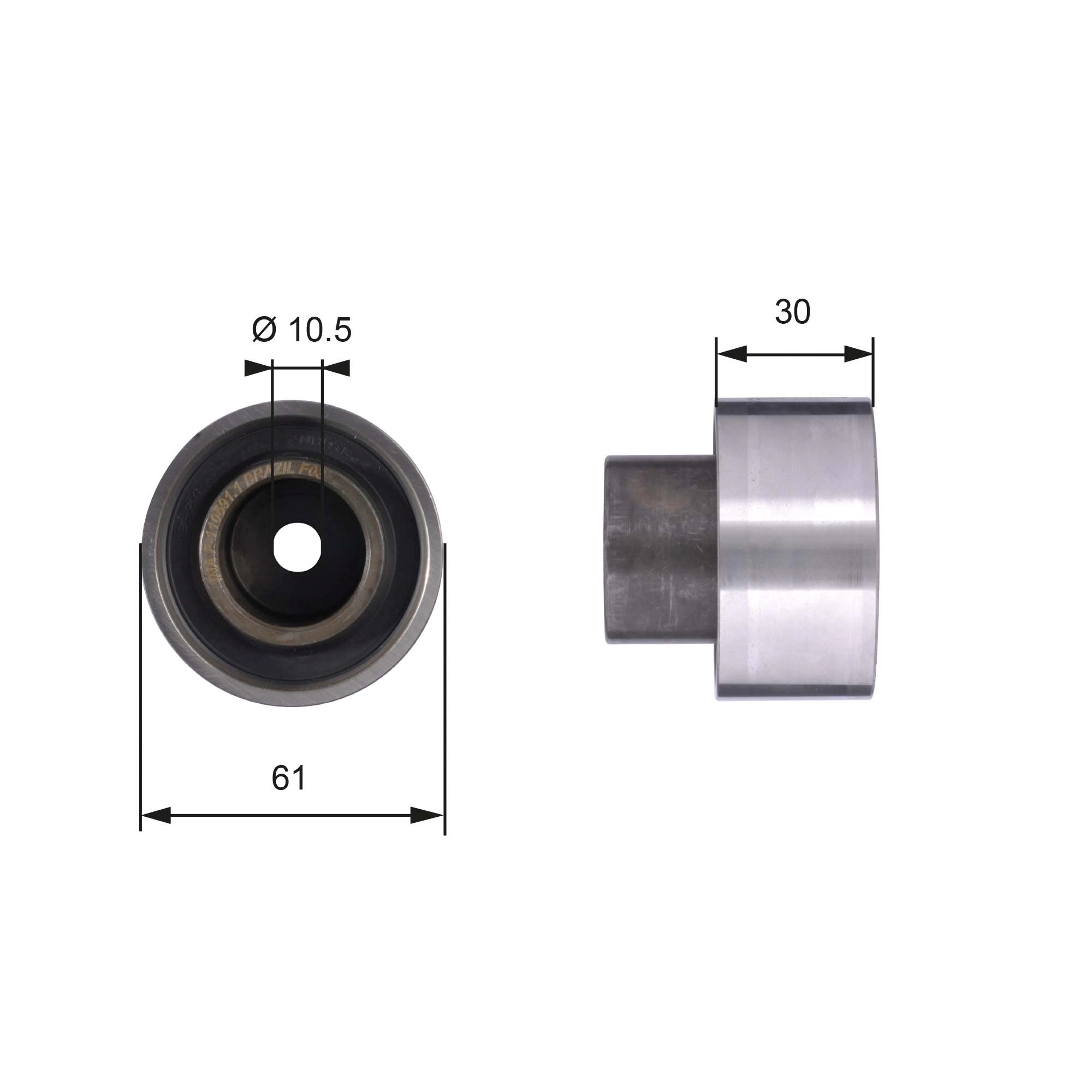 Deflection Pulley/Guide Pulley, timing belt