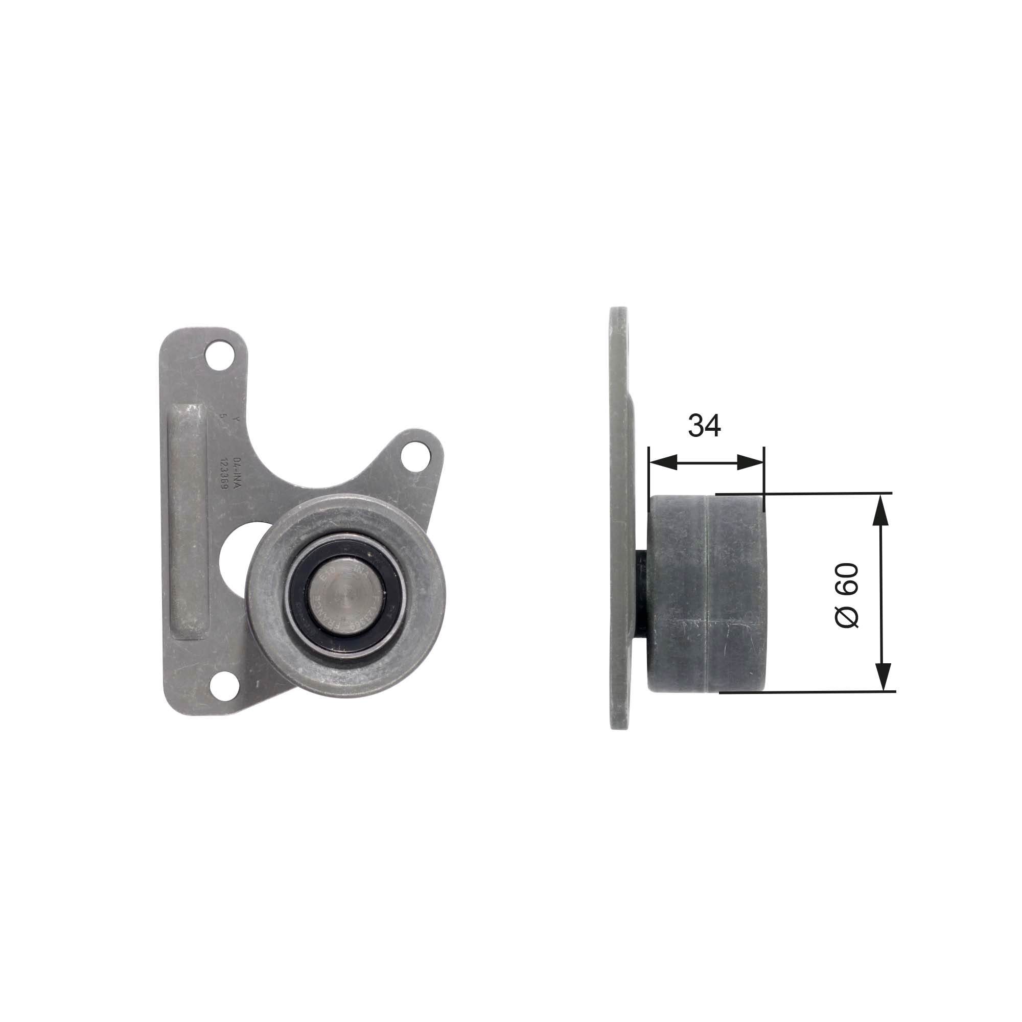 Deflection Pulley/Guide Pulley, timing belt