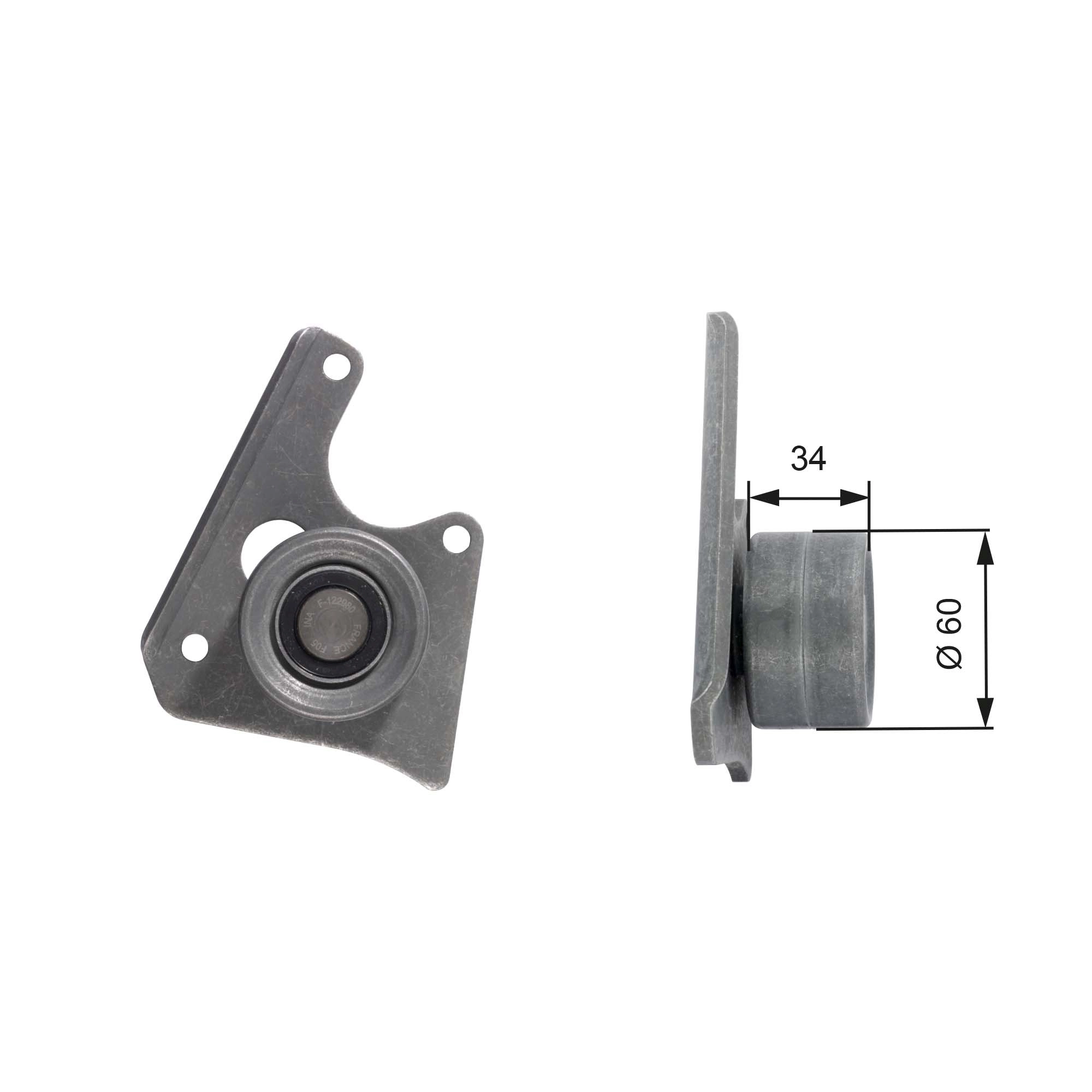 Deflection Pulley/Guide Pulley, timing belt