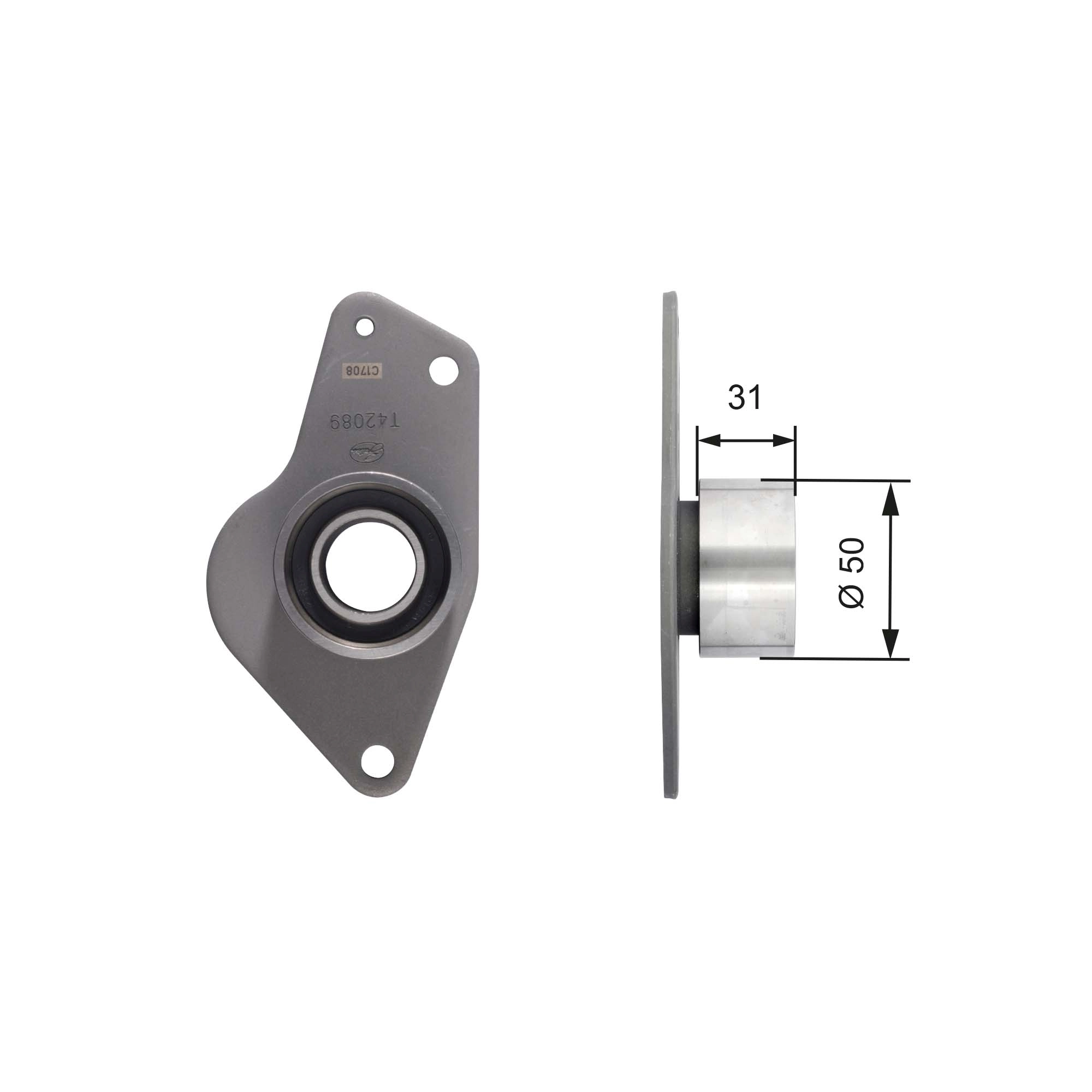 Deflection Pulley/Guide Pulley, timing belt