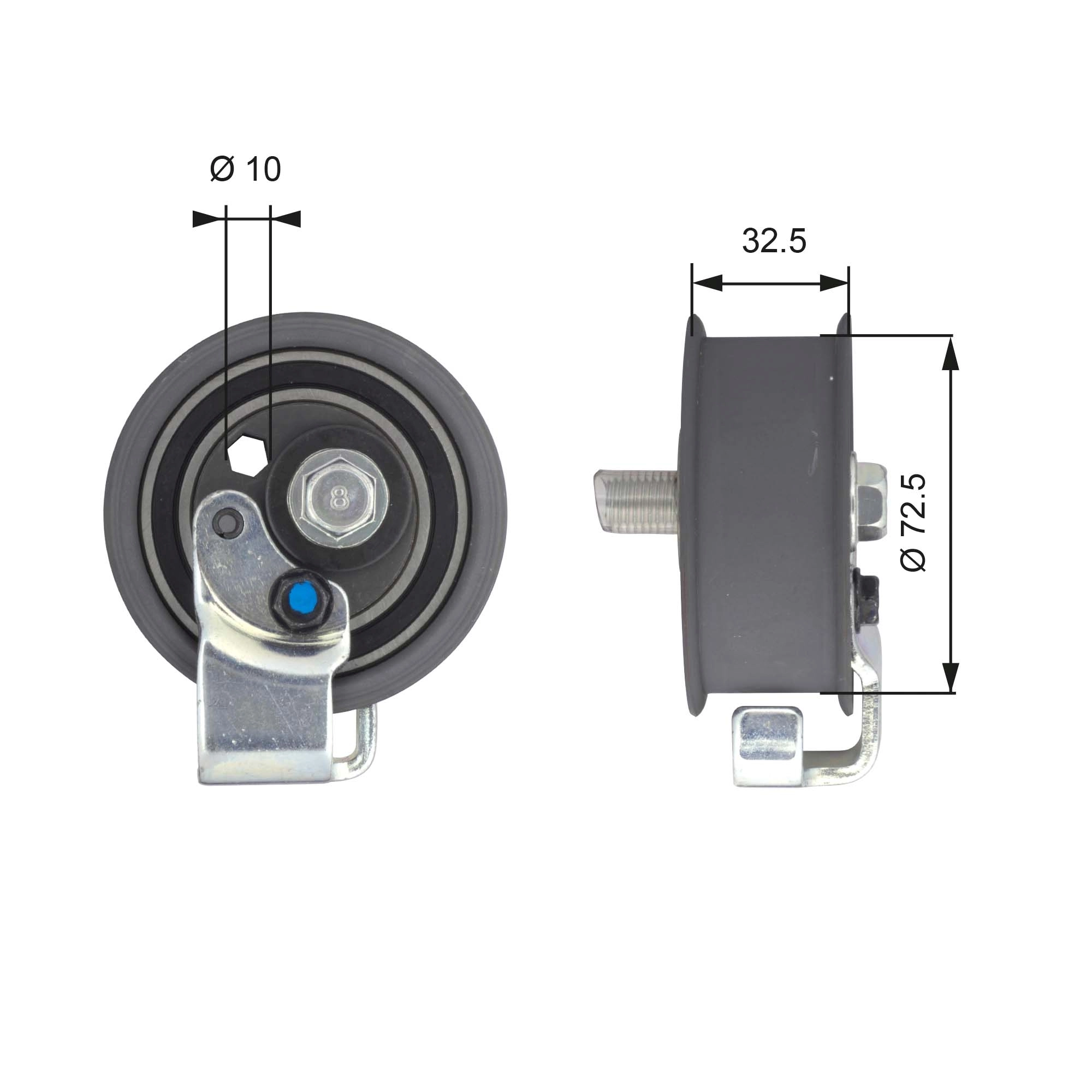 Tensioner Pulley, timing belt