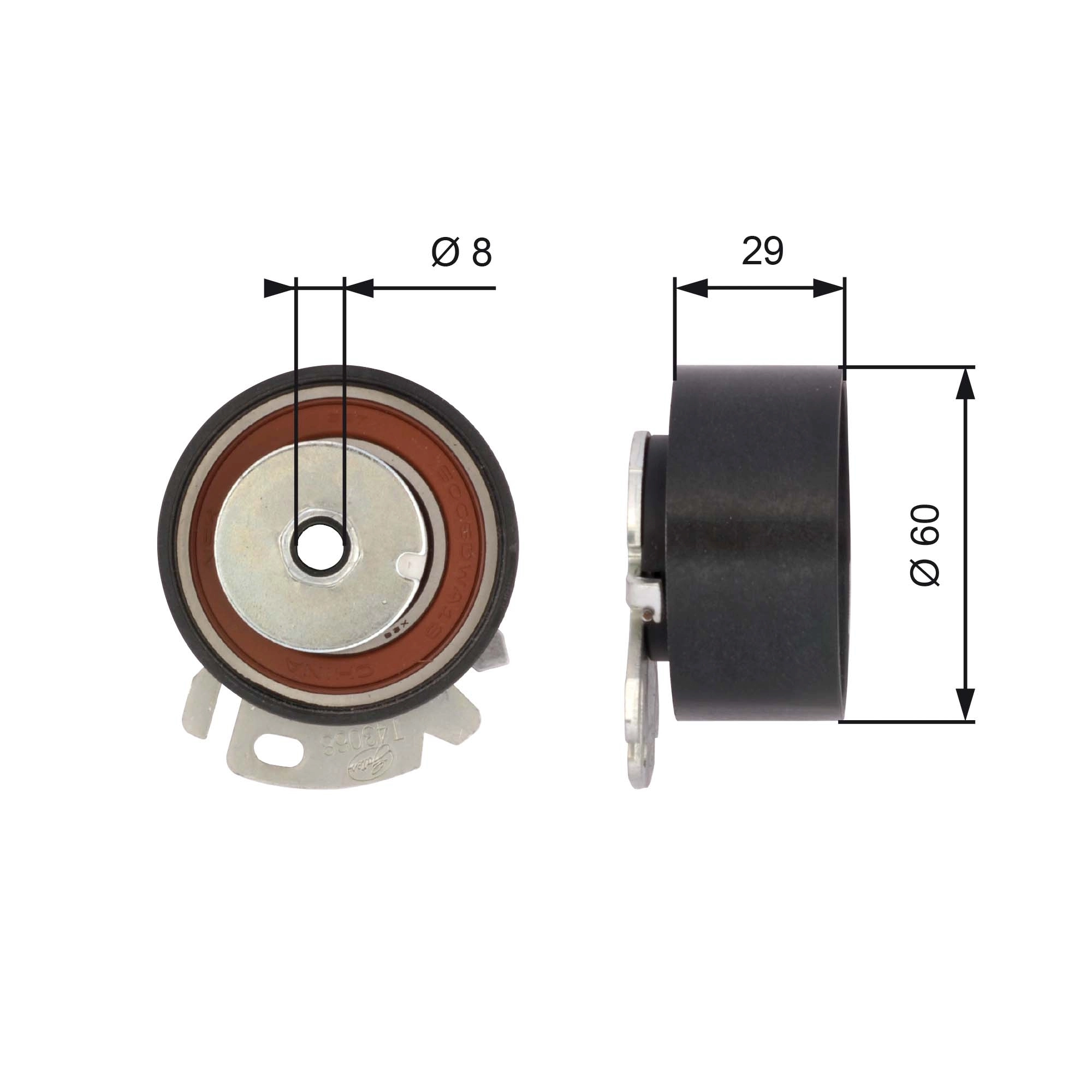 Tensioner Pulley, timing belt