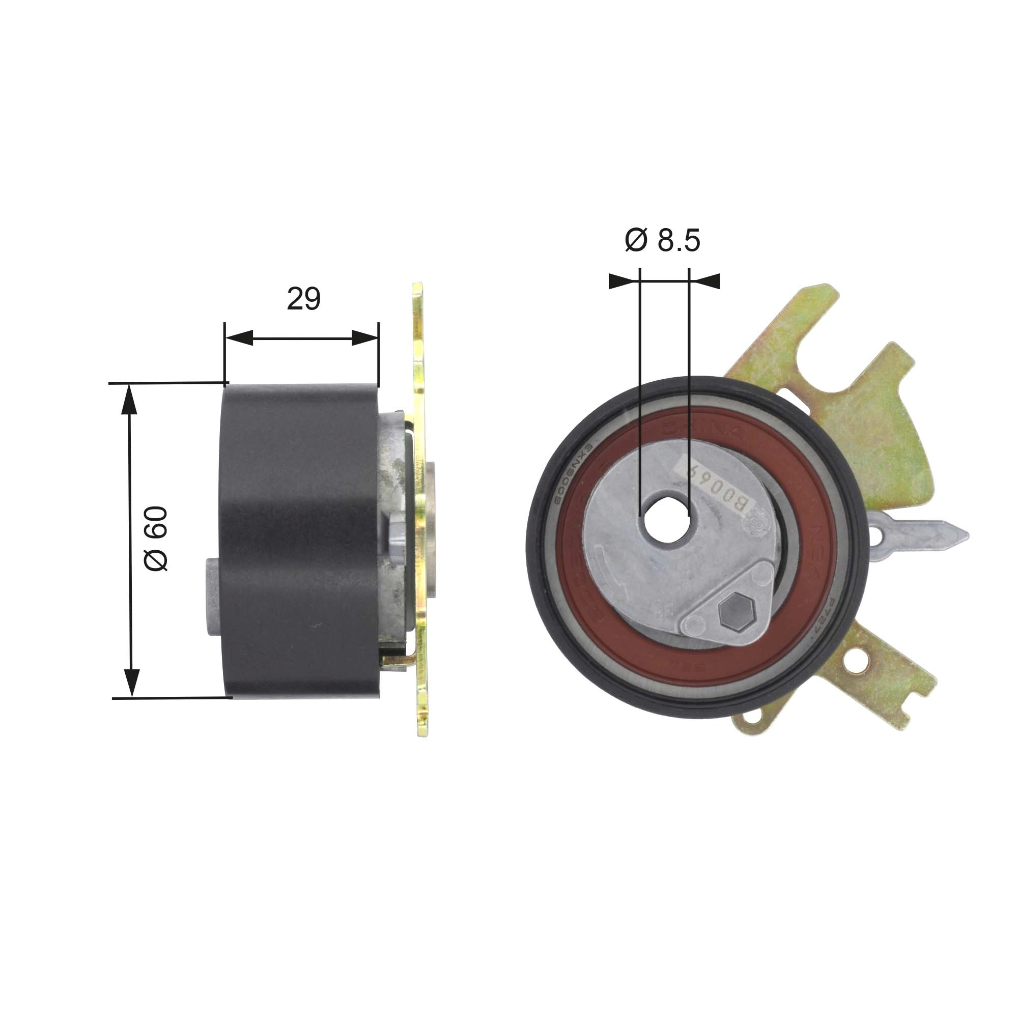 Tensioner Pulley, timing belt