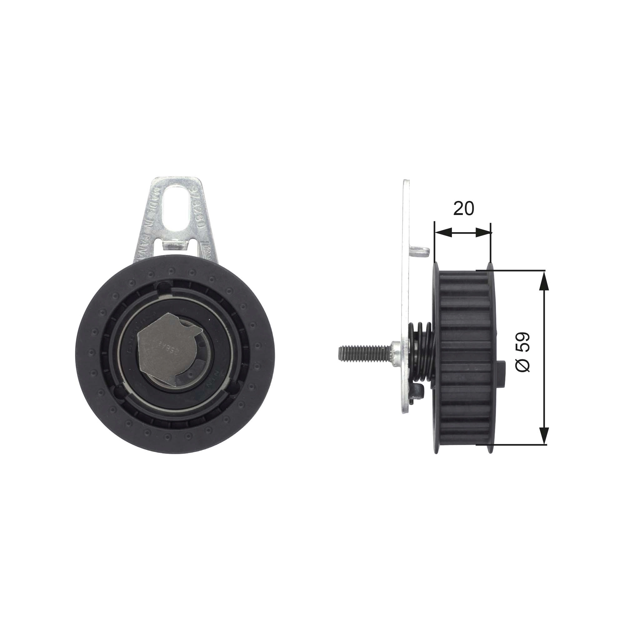 Tensioner Pulley, timing belt