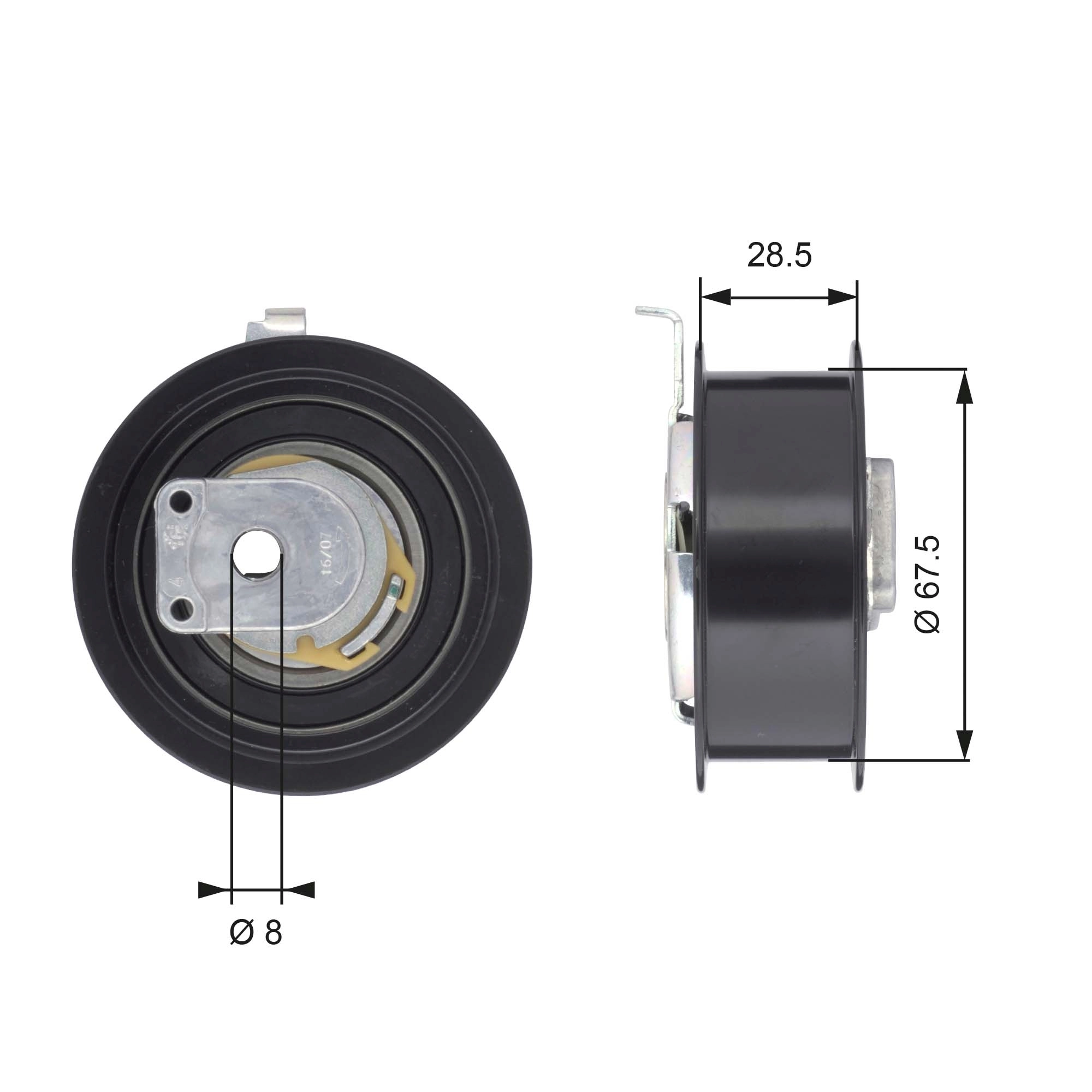Tensioner Pulley, timing belt