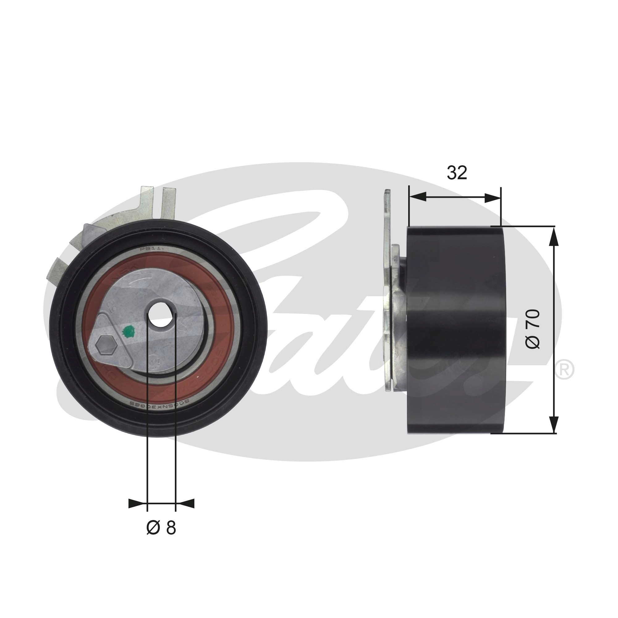 Tensioner Pulley, timing belt