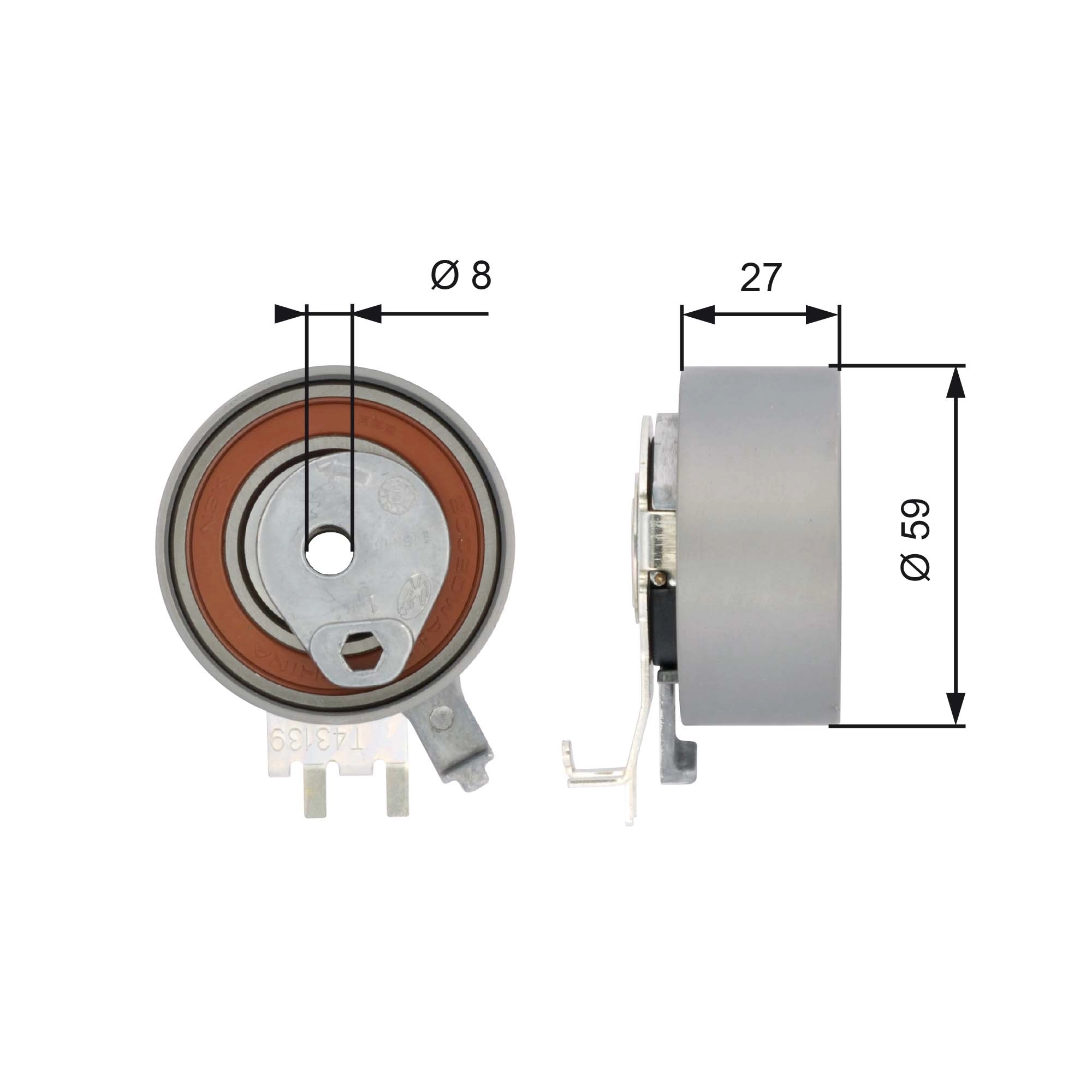 Tensioner Pulley, timing belt