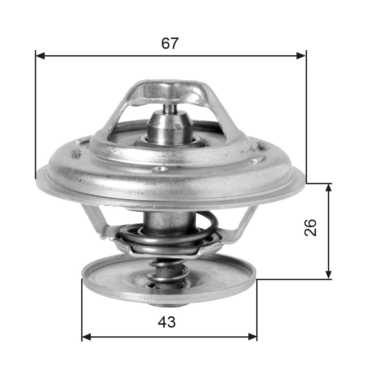 Thermostat, coolant