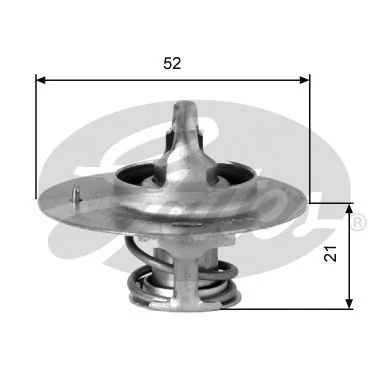 Thermostat, coolant