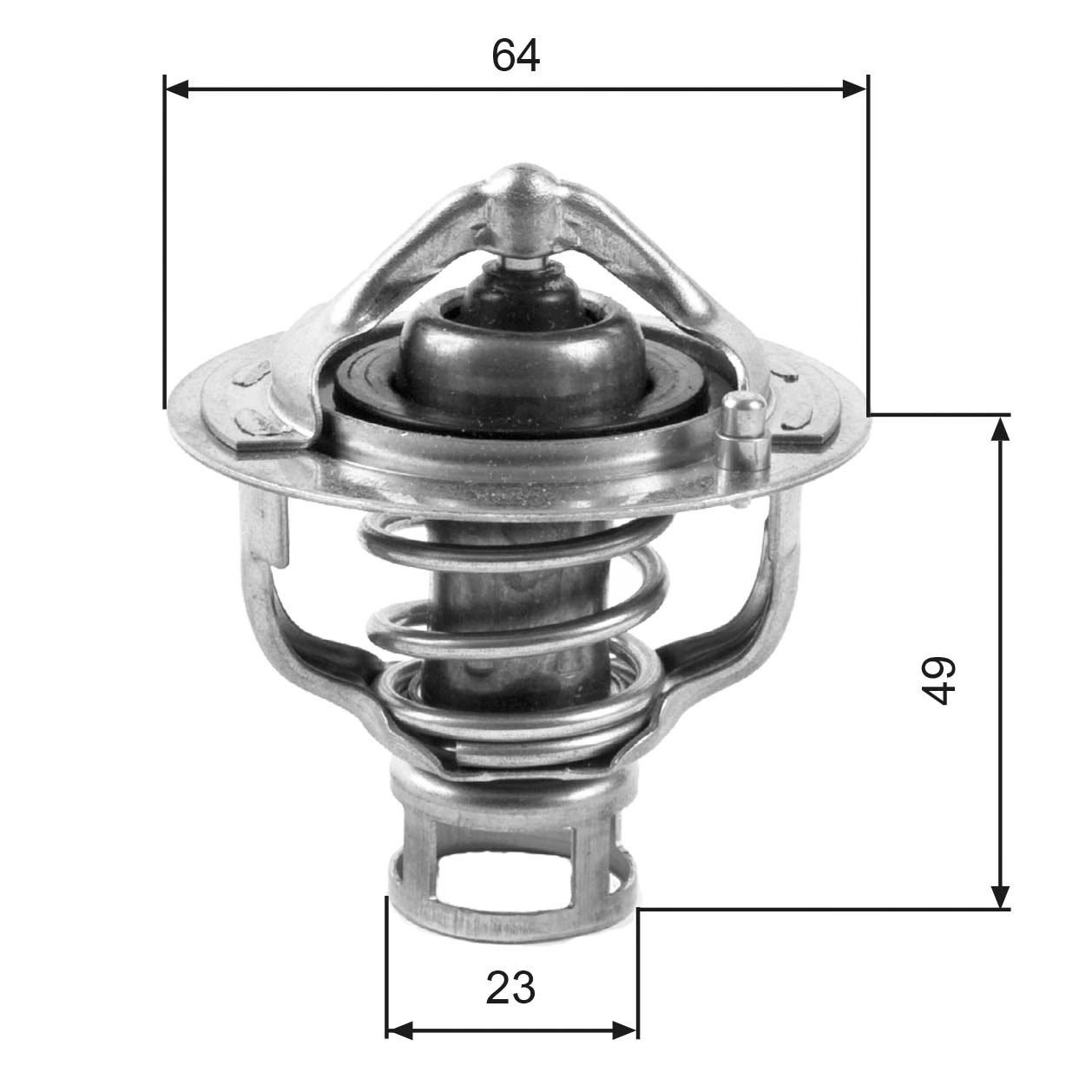 Thermostat, coolant