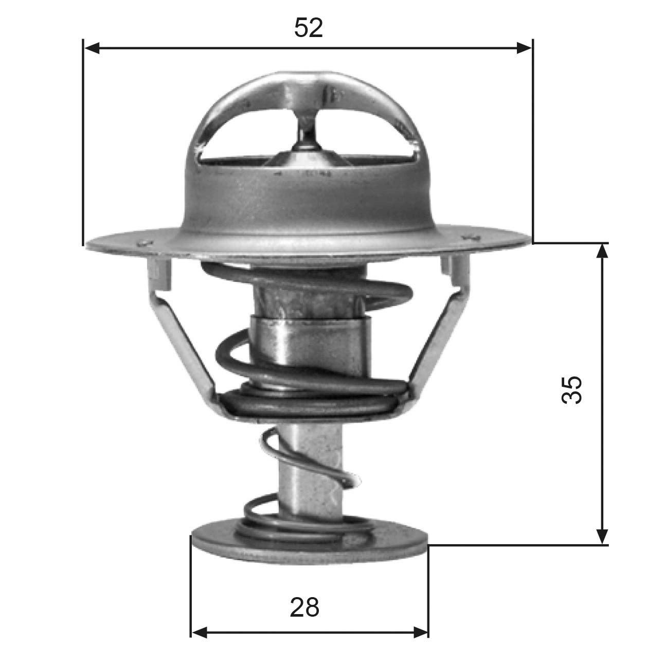 Thermostat, coolant