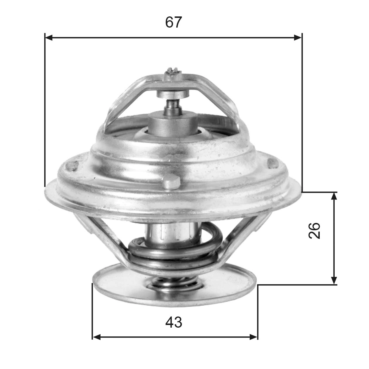 Thermostat, coolant