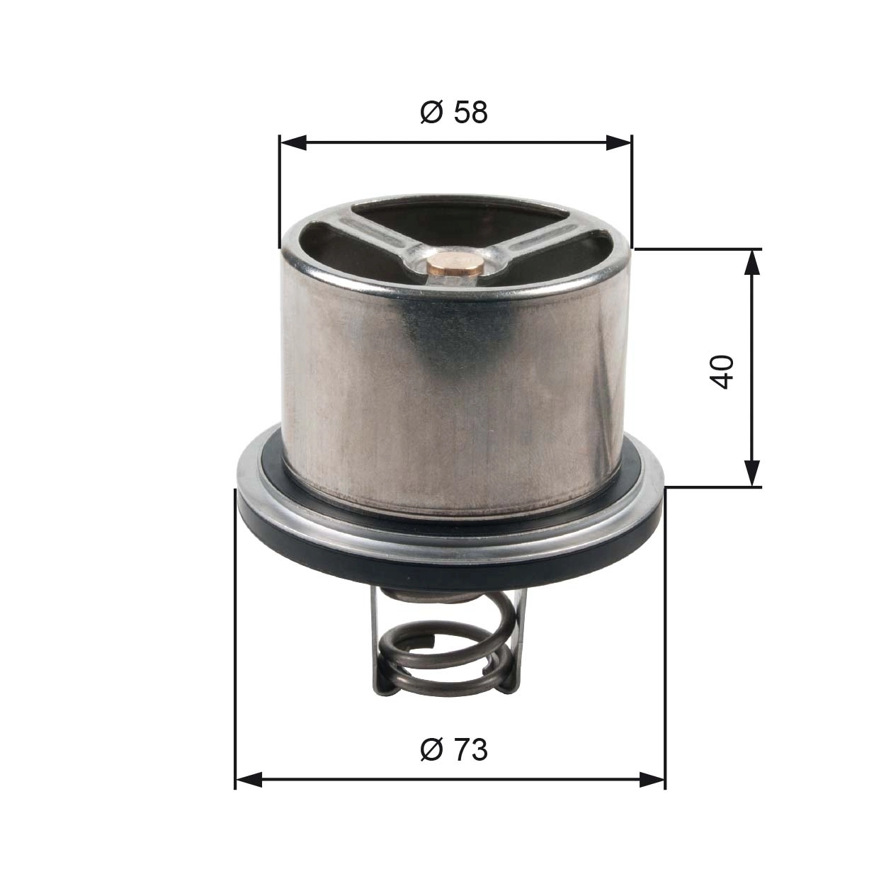 Thermostat, coolant