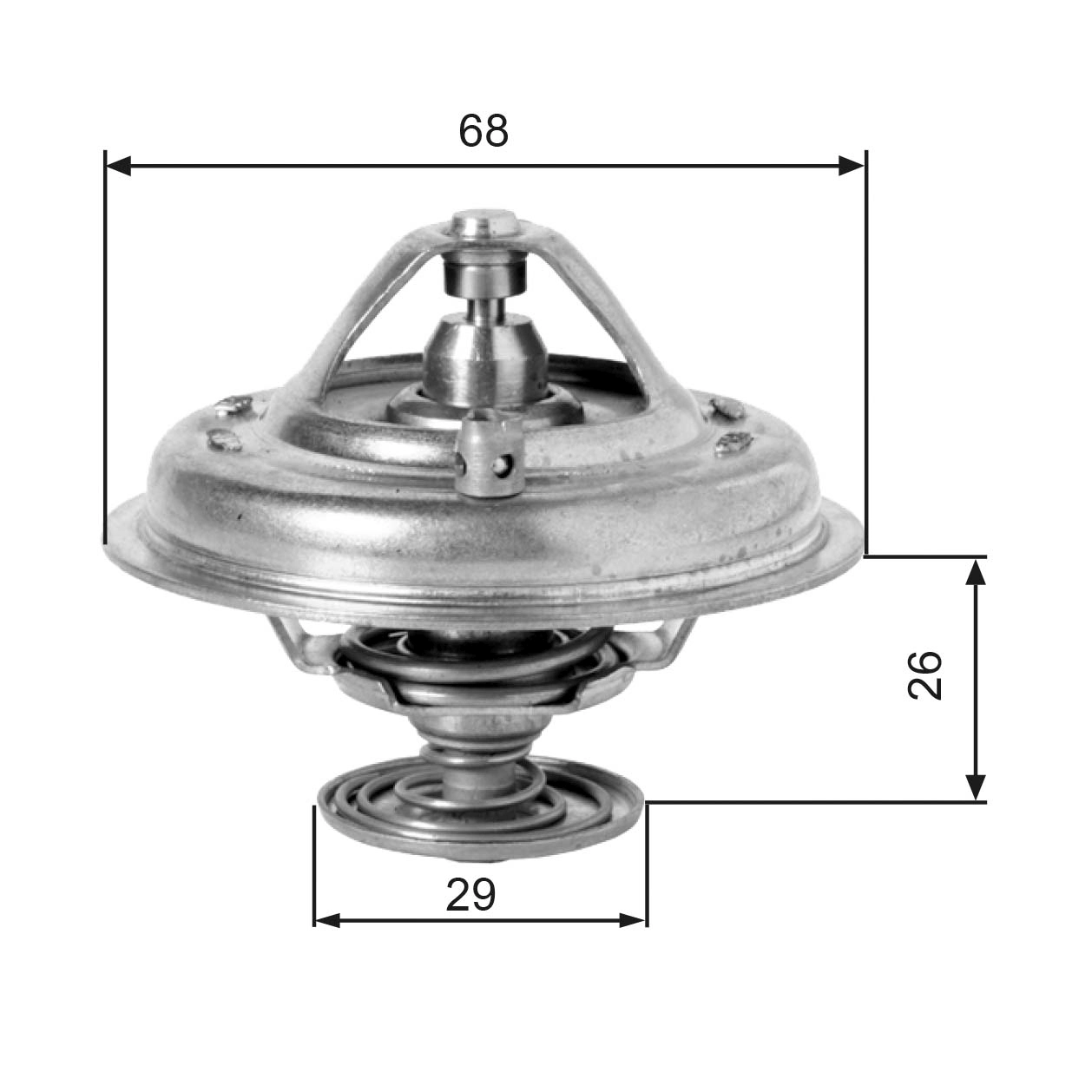 Thermostat, coolant