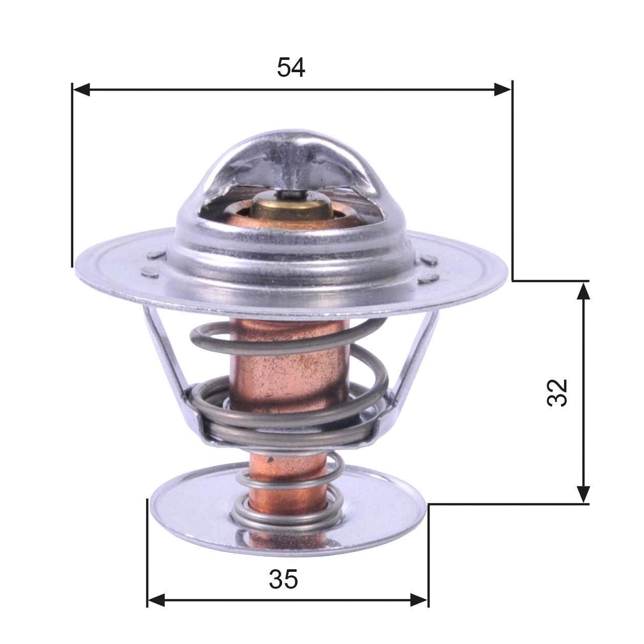 Thermostat, coolant