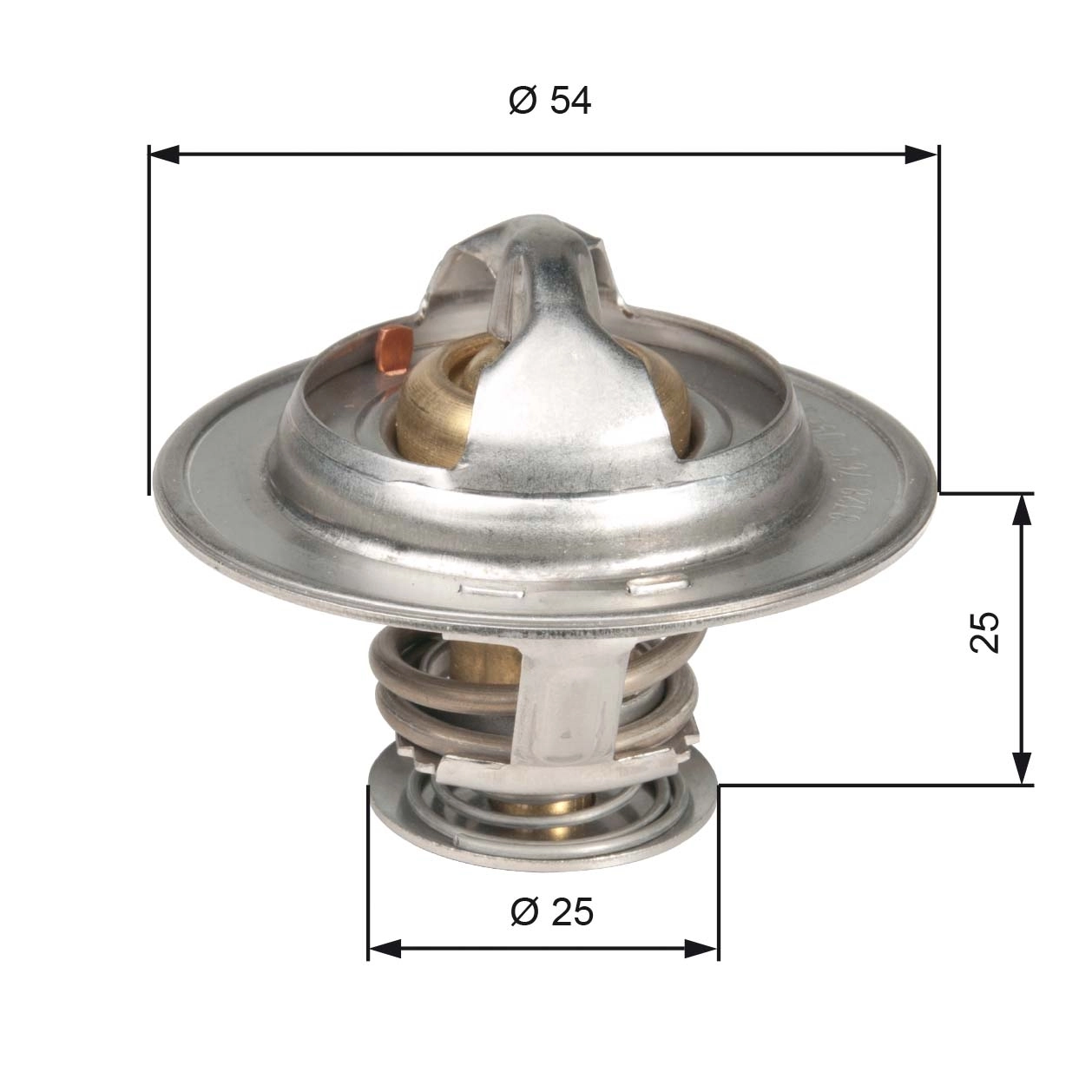 Thermostat, coolant