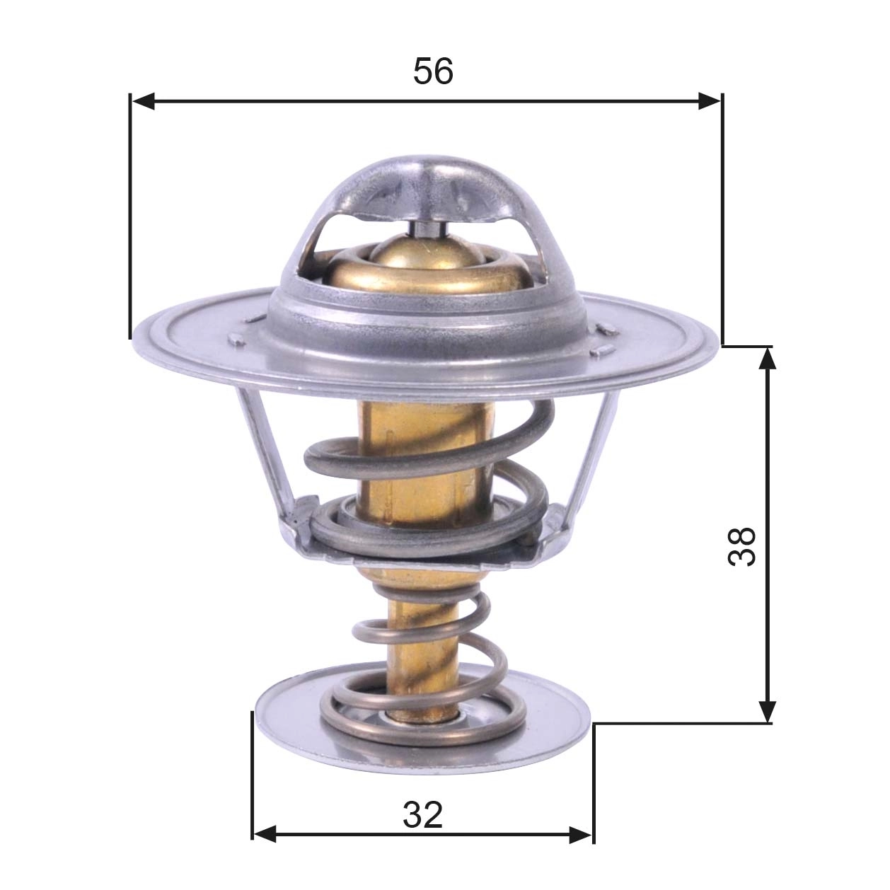 Thermostat, coolant