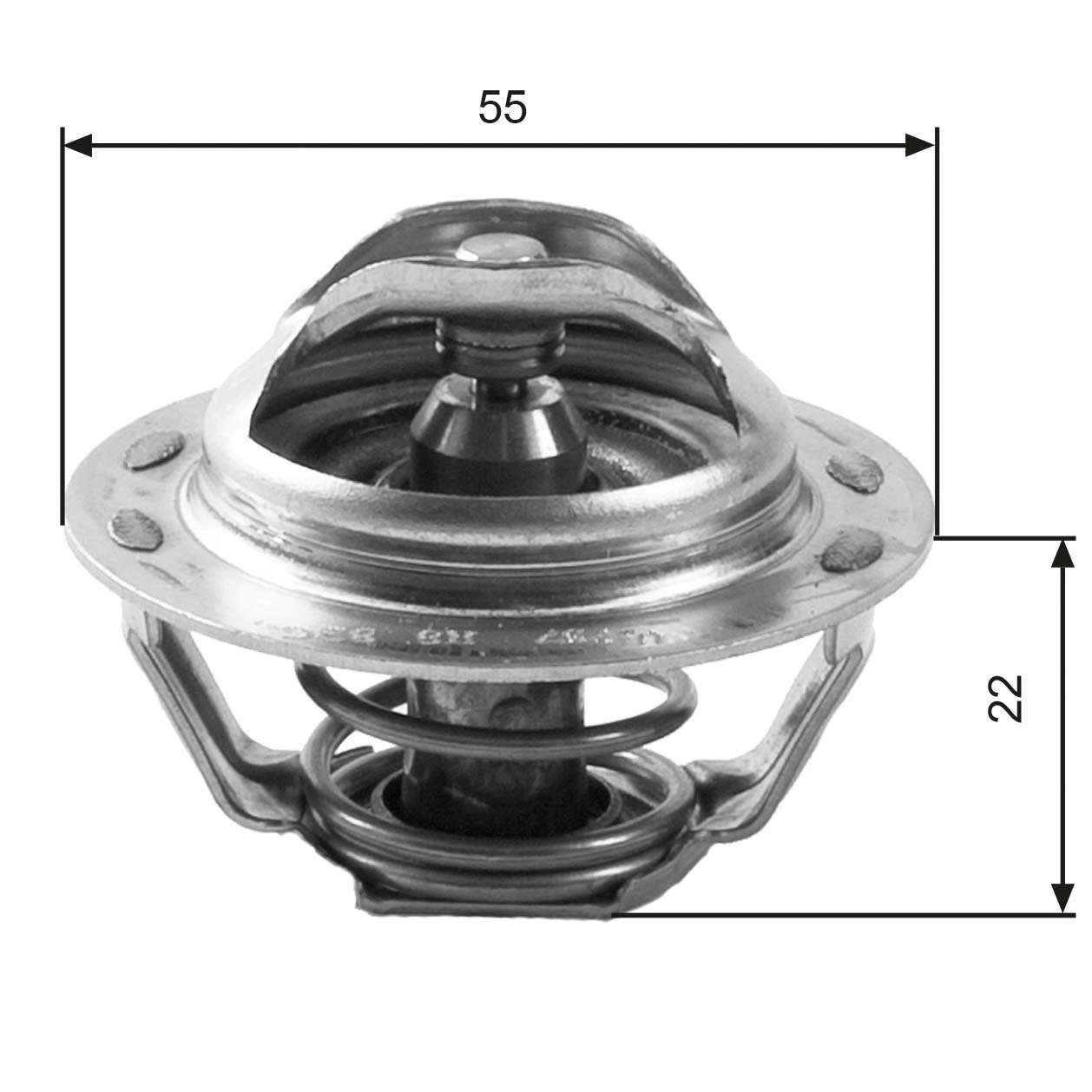 Thermostat, coolant