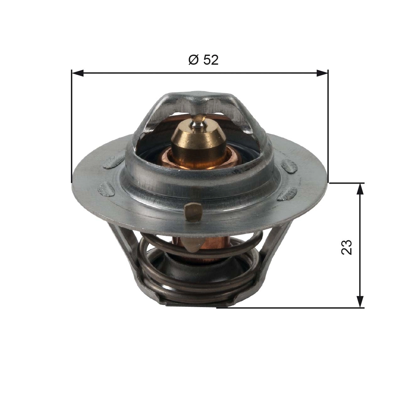 Thermostat, coolant