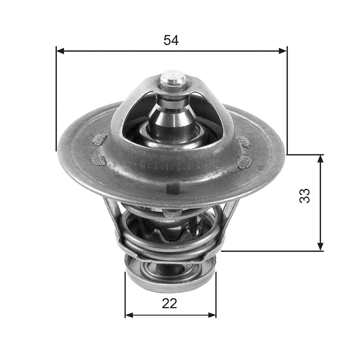 Thermostat, coolant