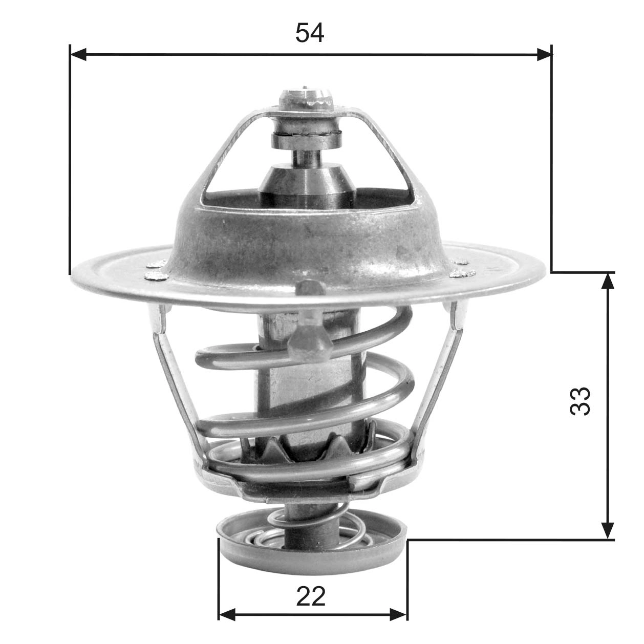 Thermostat, coolant