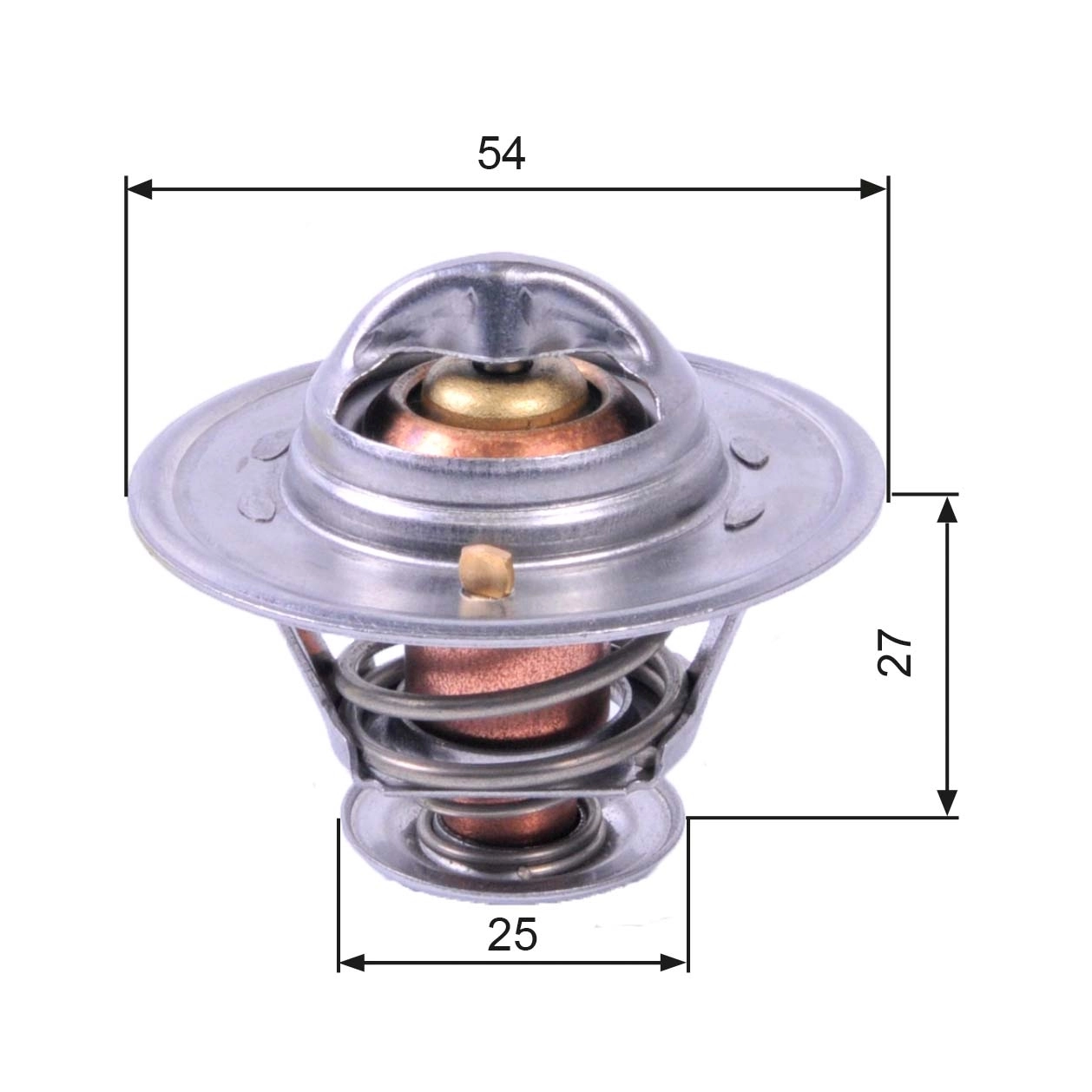 Thermostat, coolant